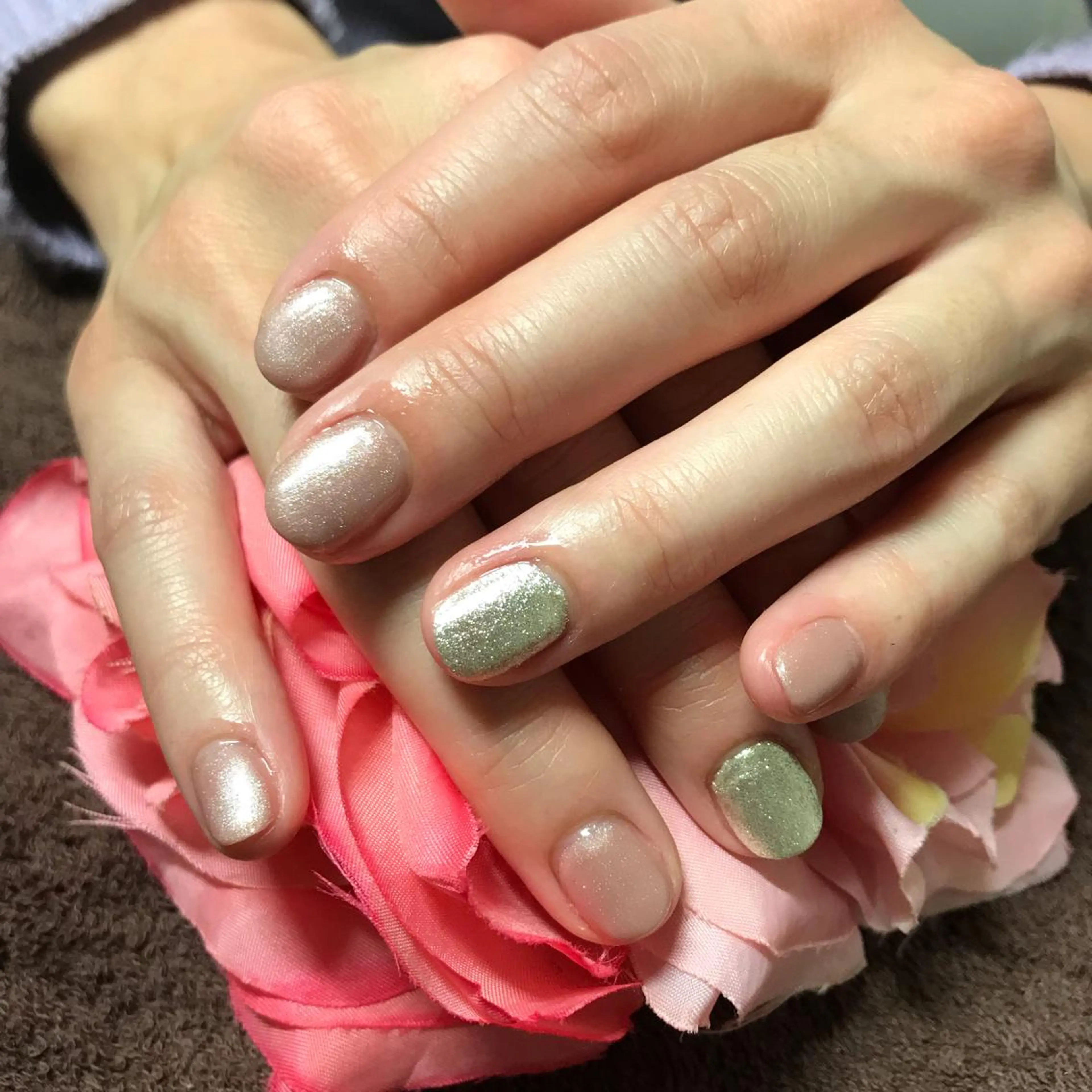 ショート ネイル ワンカラーネイル ハンドネイル 《LB》ラブリエ Nail&eyeのマツエク・マツパデザイン