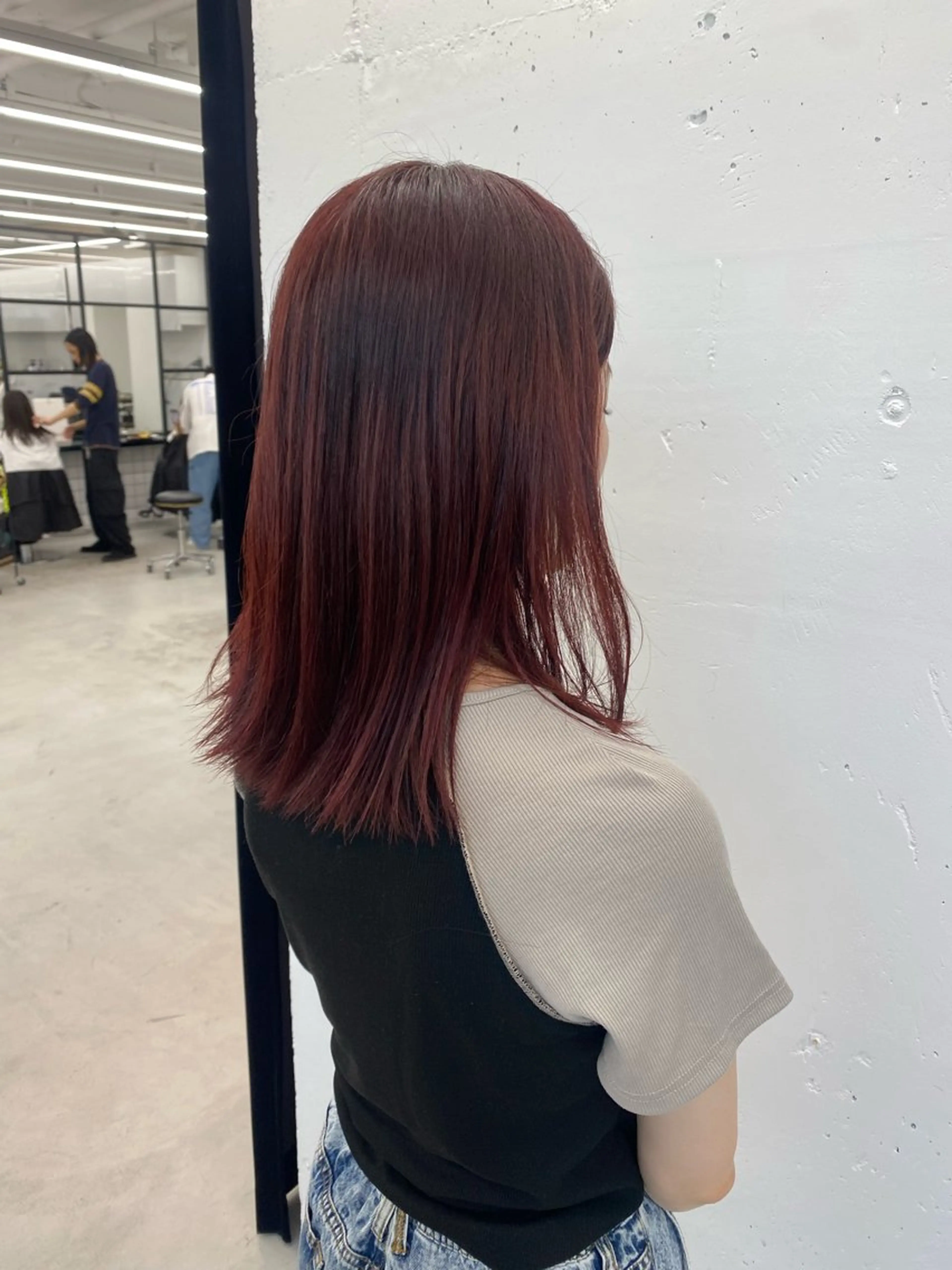 透明感UP◎ ブリーチなしダブルカラー＋カット+3stepトリートメントの写真