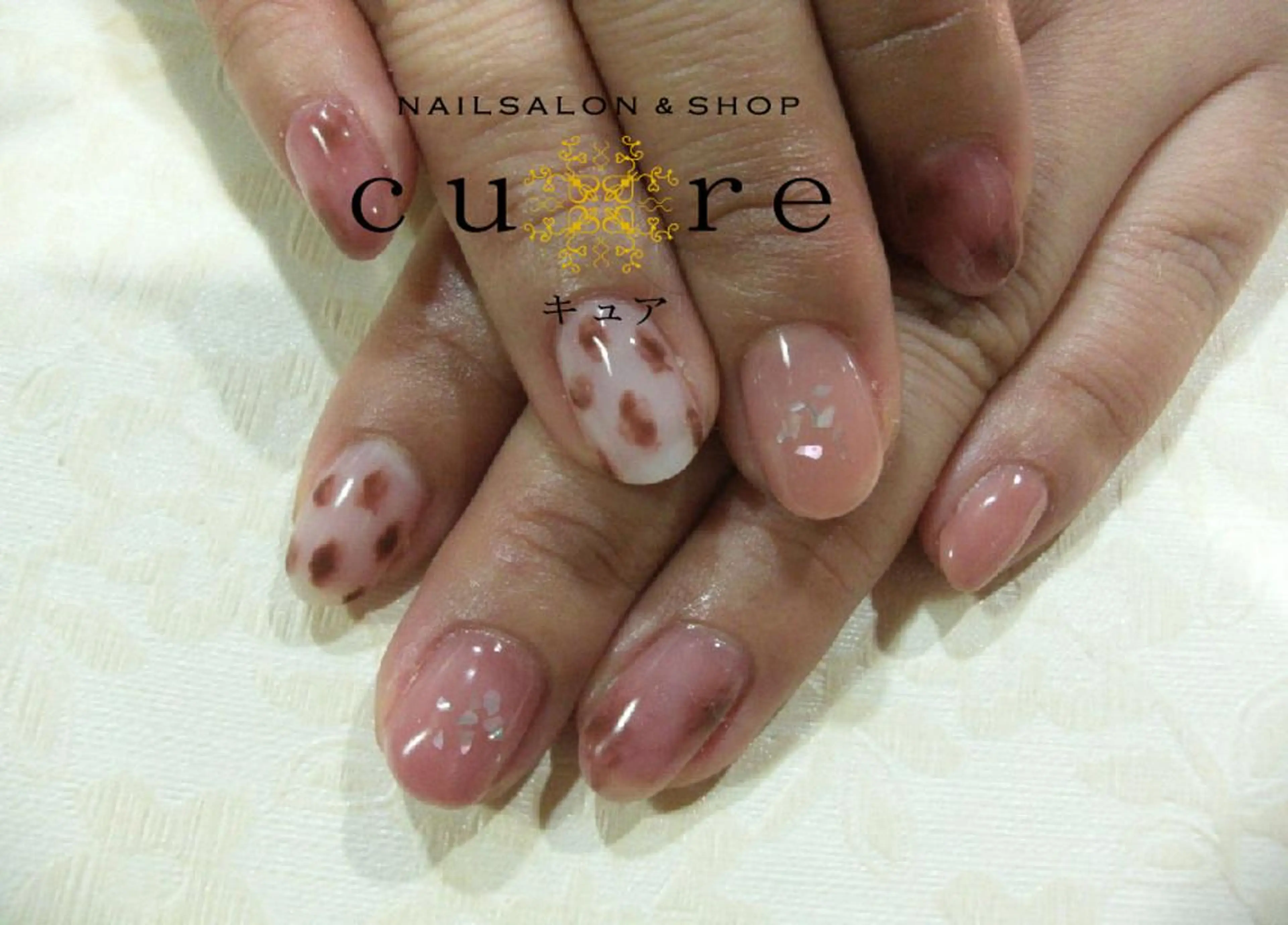 ミディアム ネイル ネイルサロン Cureのネイルデザイン