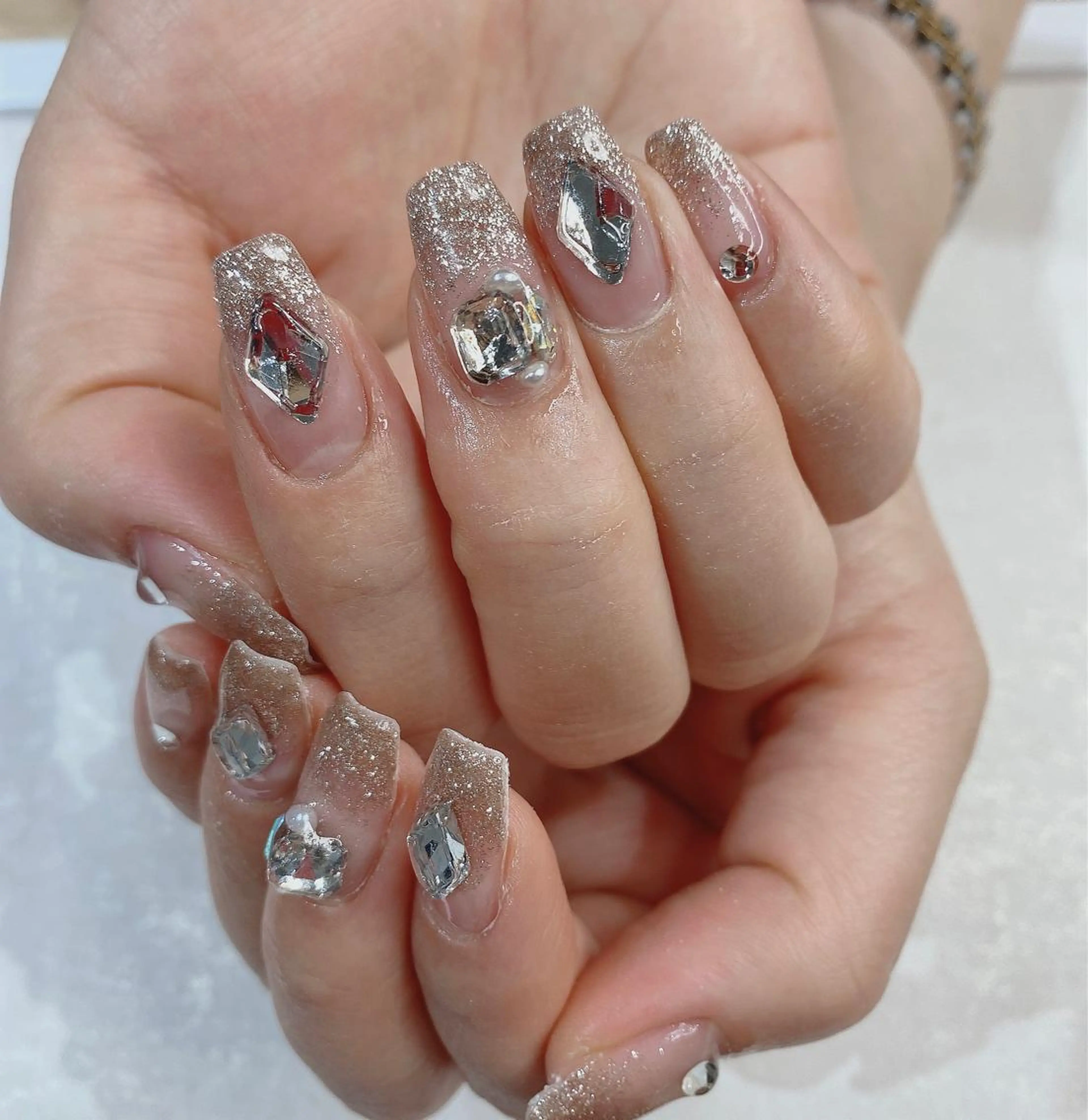 ミディアム ハンドネイル JNA認定講師🌸 RIEのネイルデザイン