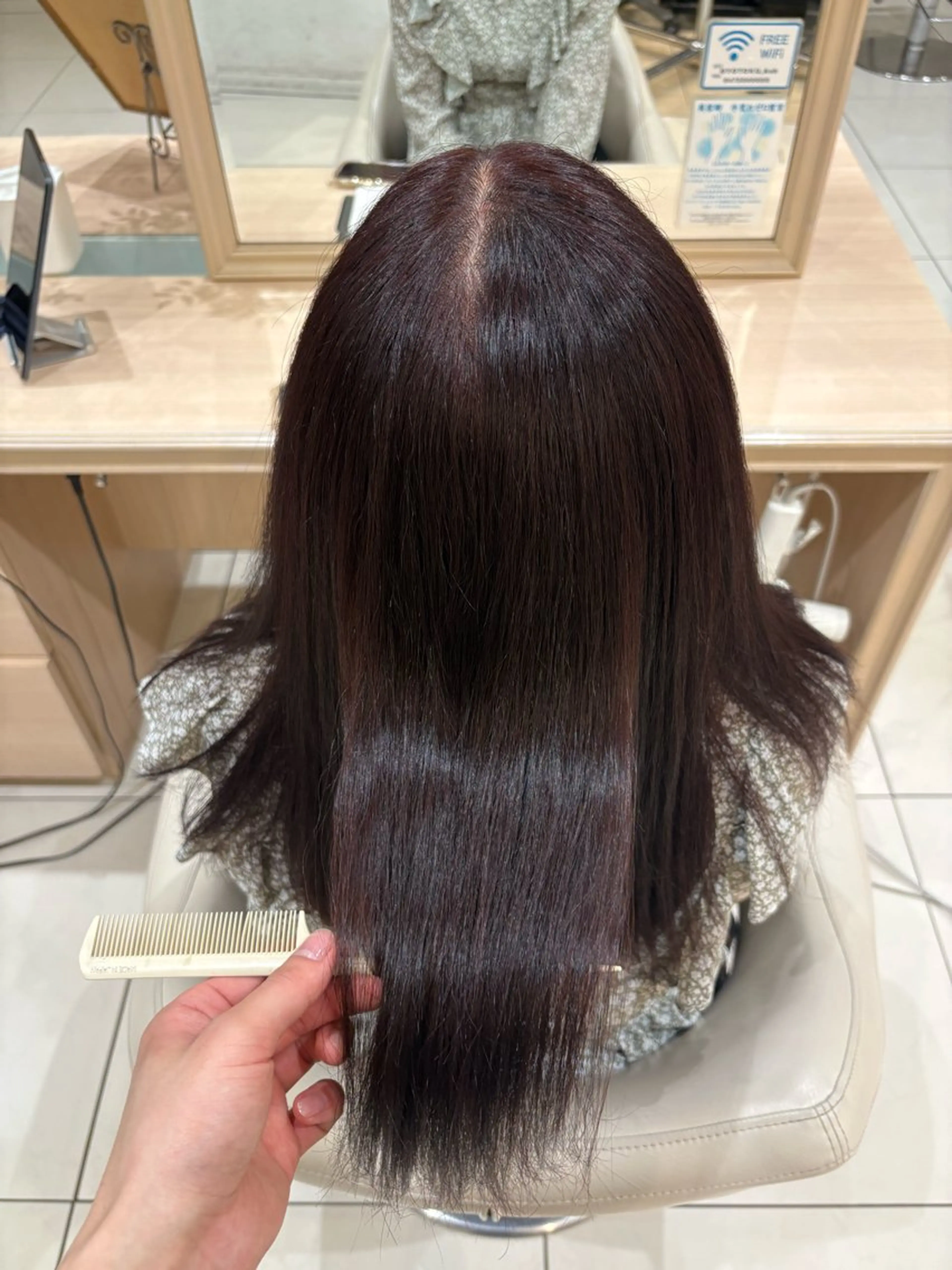 ロング ヘアカラー 艶髪カラー 矯正 モデル募集/Aoiのヘアスタイル