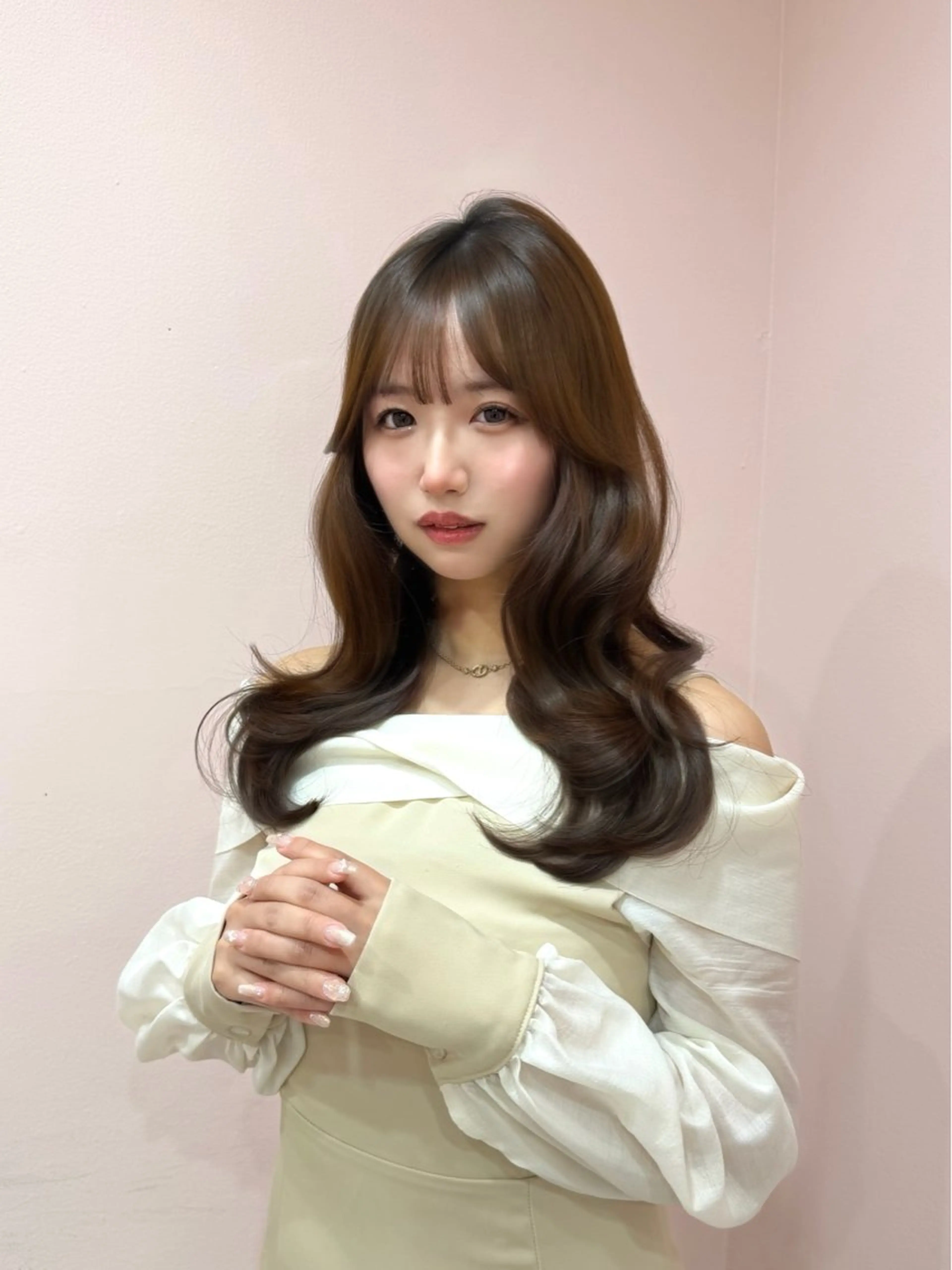 艶ケアカラー＋絶対盛れるbang cut💖＋1step treatment✨の写真