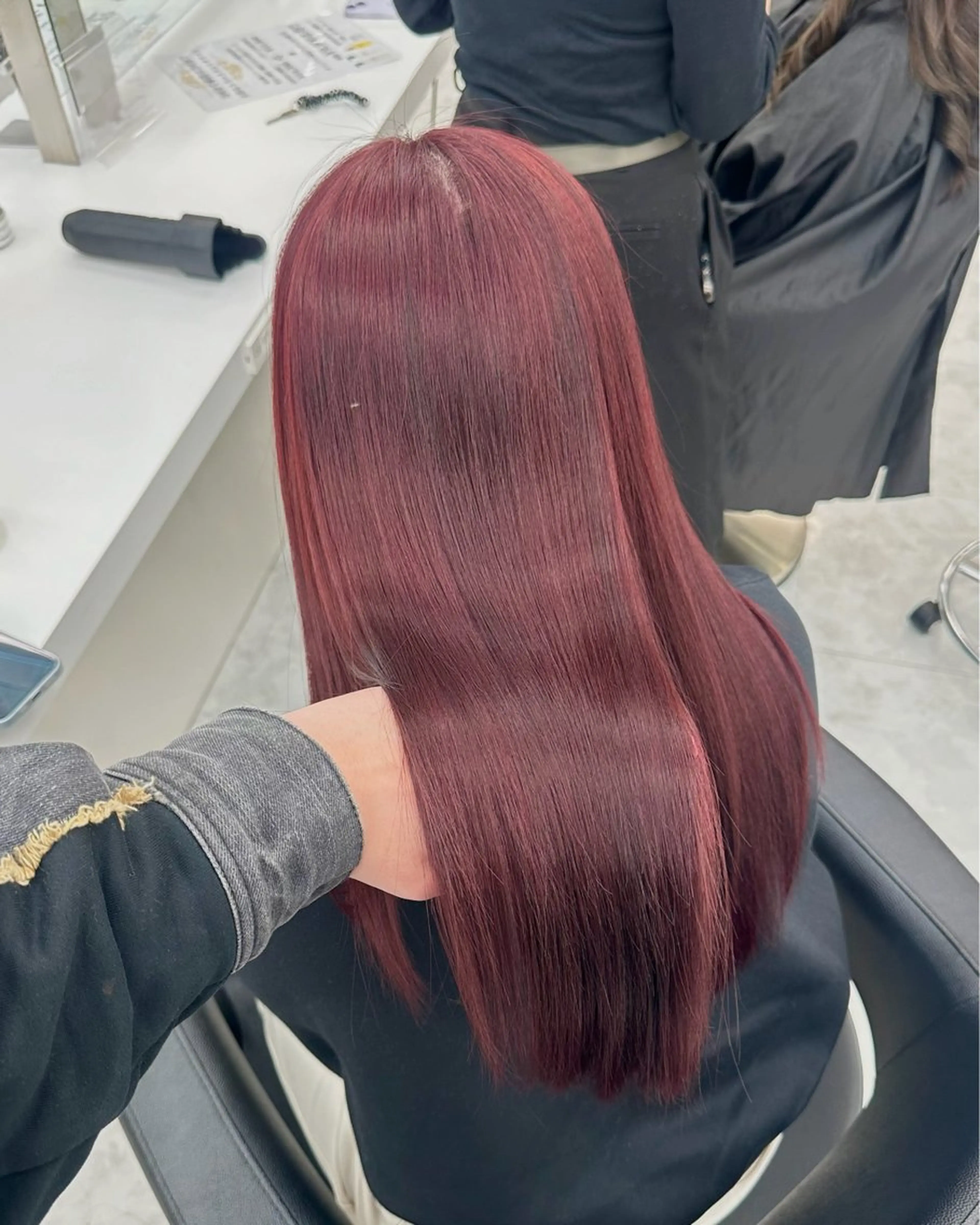 ロング カラー ヘアカラー トリートメント 似合わせヘア🪽 riko🐈‍⬛のヘアスタイル