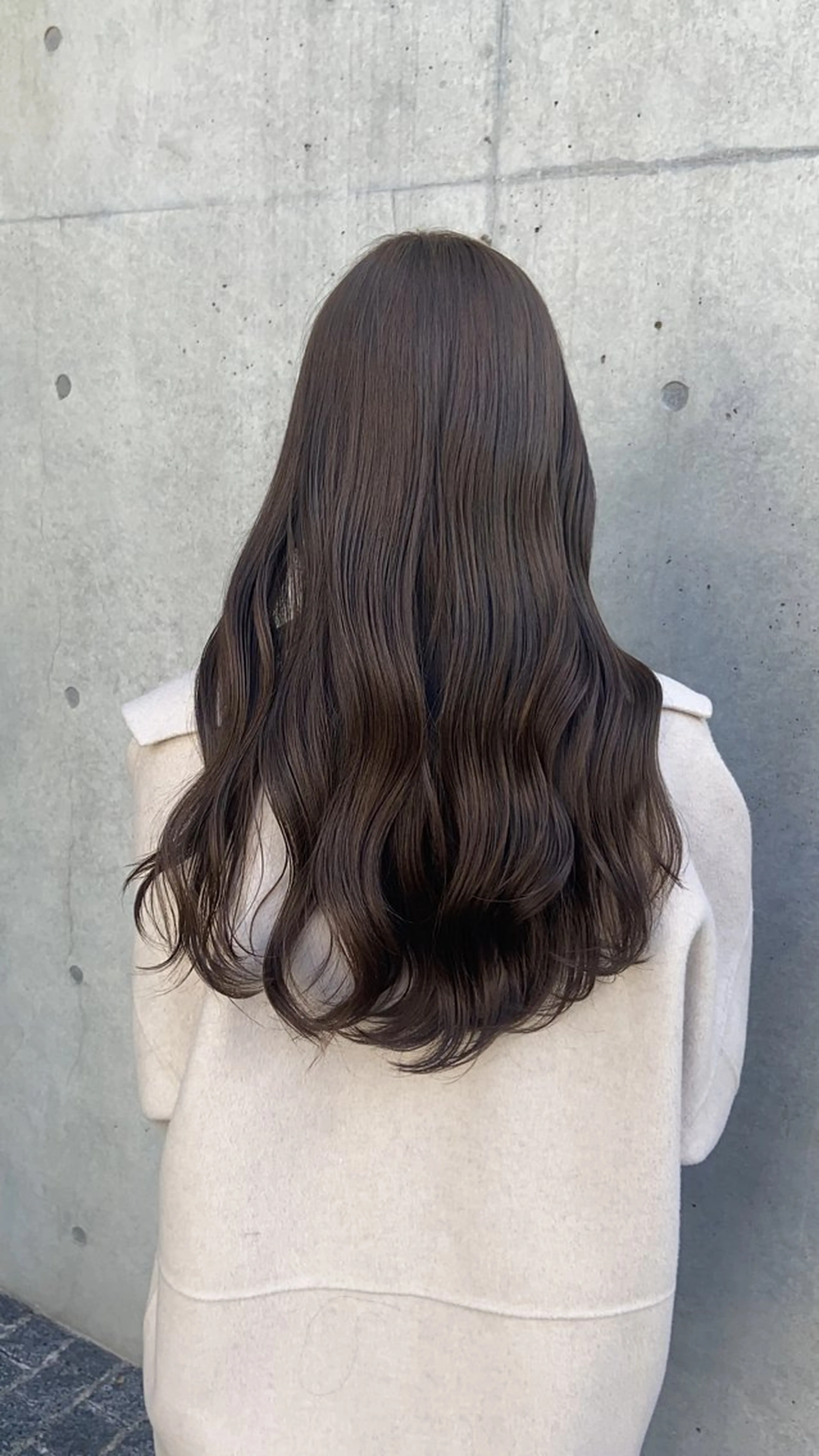 ロング カラー ブラウンカラー オリーブブラウン ダメージレス美容師 🌱水島侑理のヘアスタイル