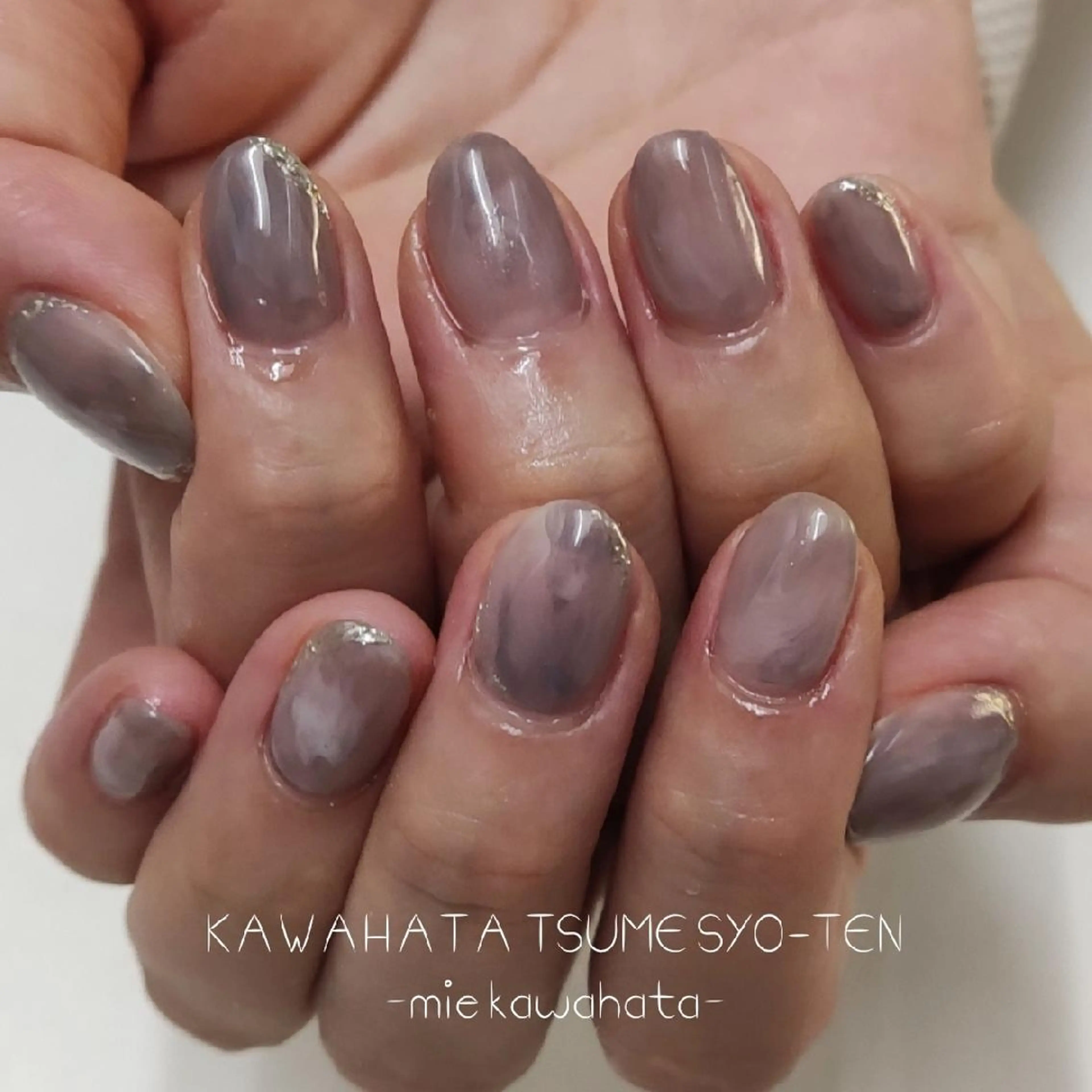 ショート 川畑爪商店 品川高輪 同時施術が人気🌿のネイルデザイン