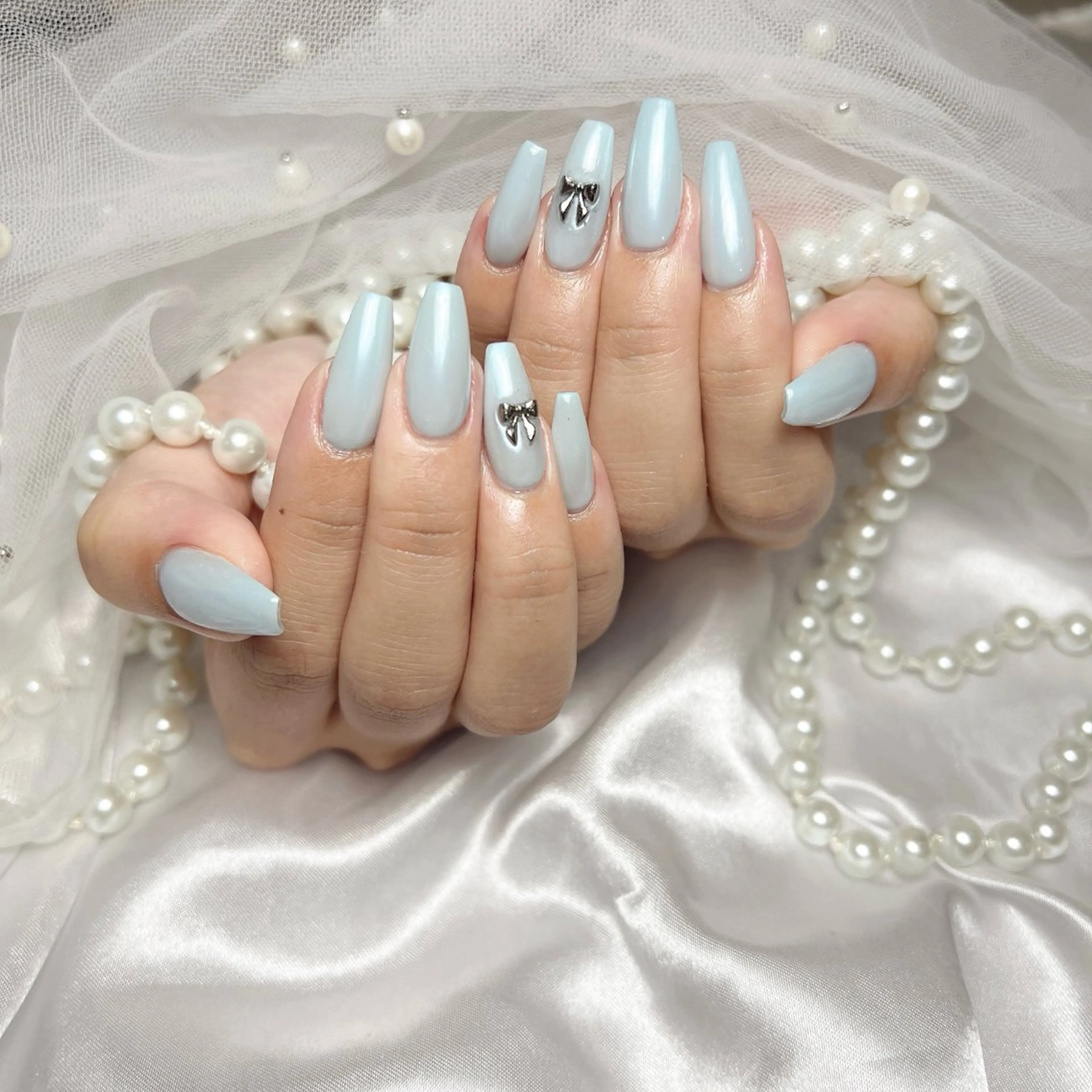 【HANDオフなし】チップ長さ出し+ミラーorオーロラ（ベースカラー込み）の写真