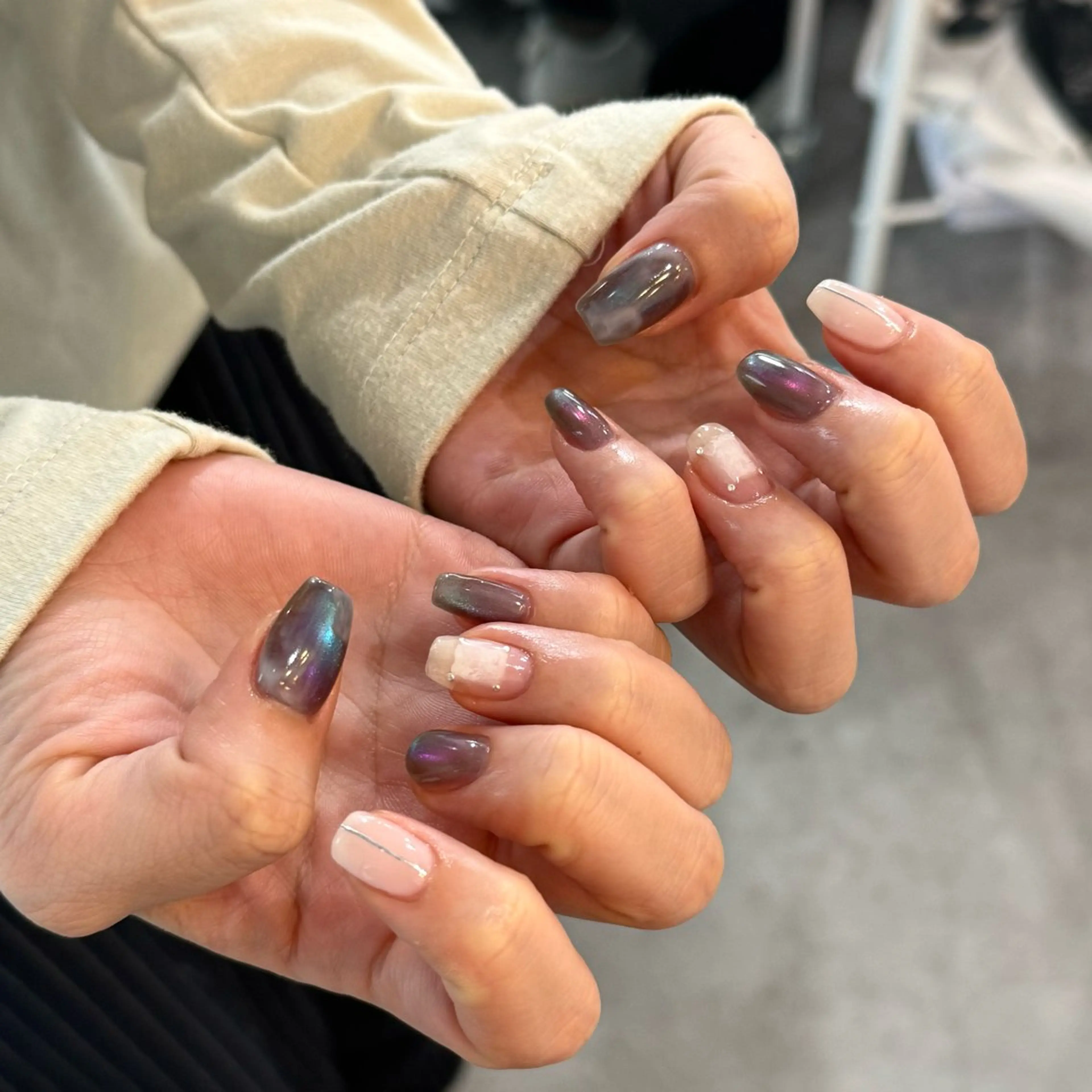 ネイル ハンドネイル キャッツアイ東京 武島のネイルデザイン