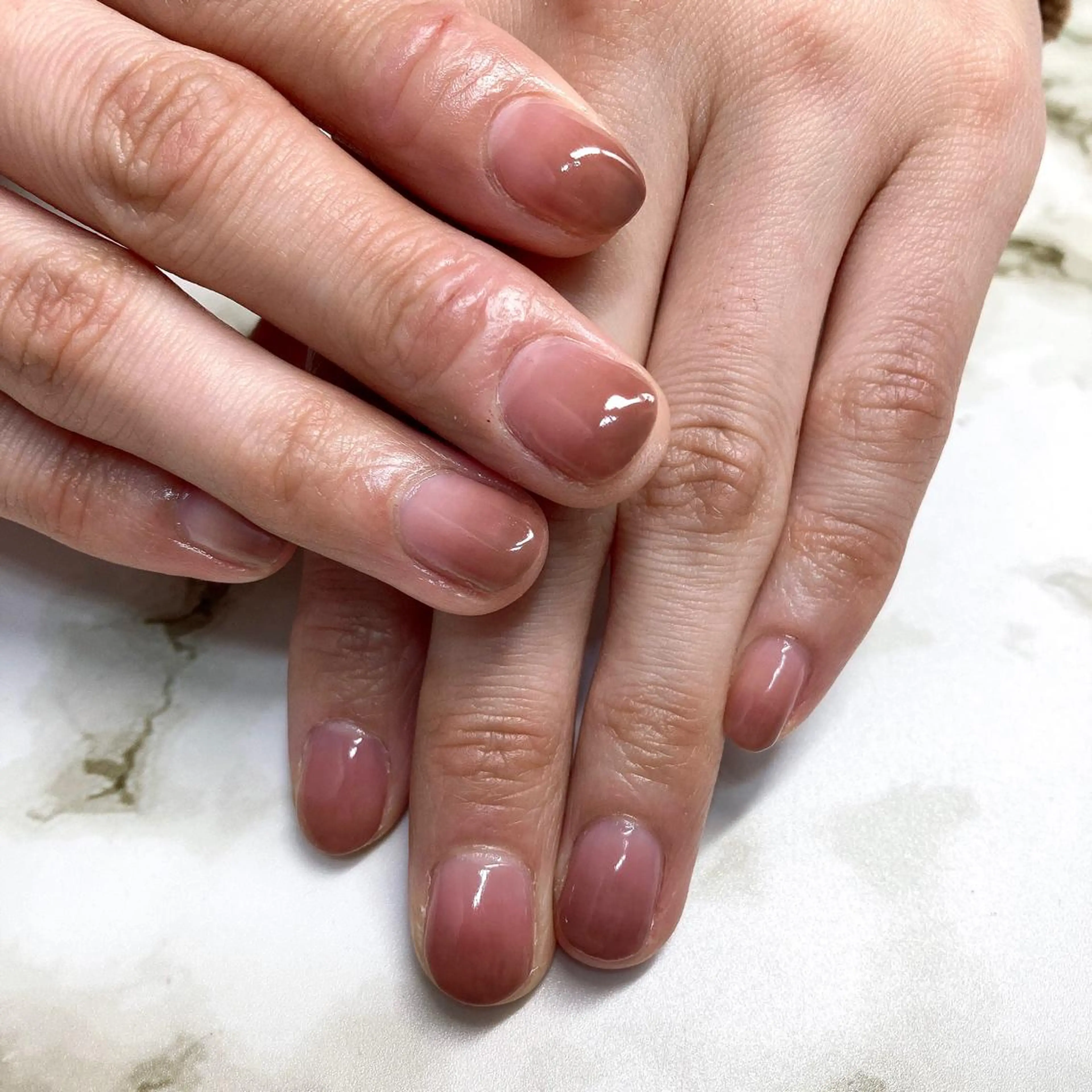 ネイル ブラウン Jasmine NAILのネイルデザイン