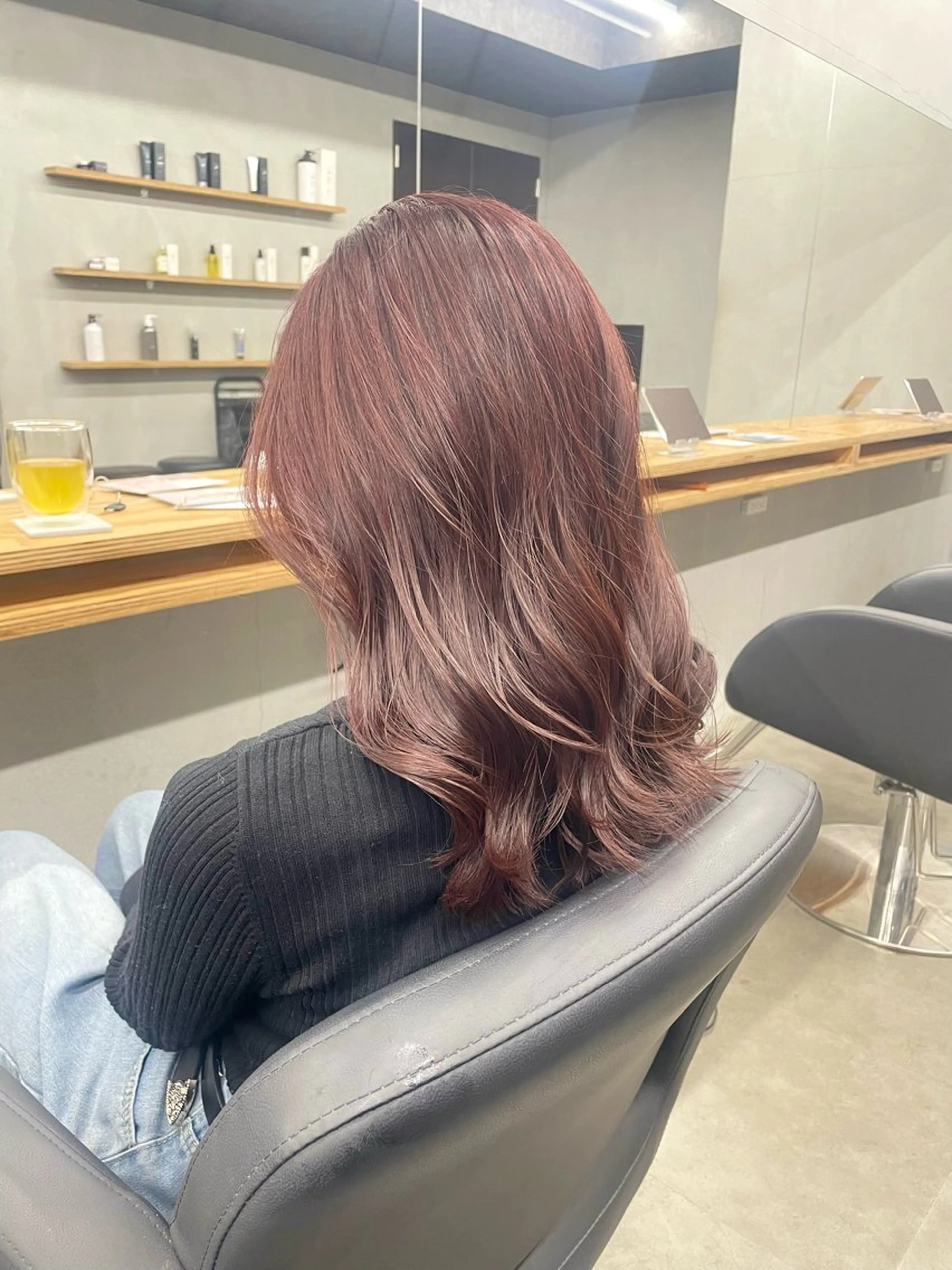 セミロング カット ヘアカラー トリートメント ひより ／Nのヘアスタイル