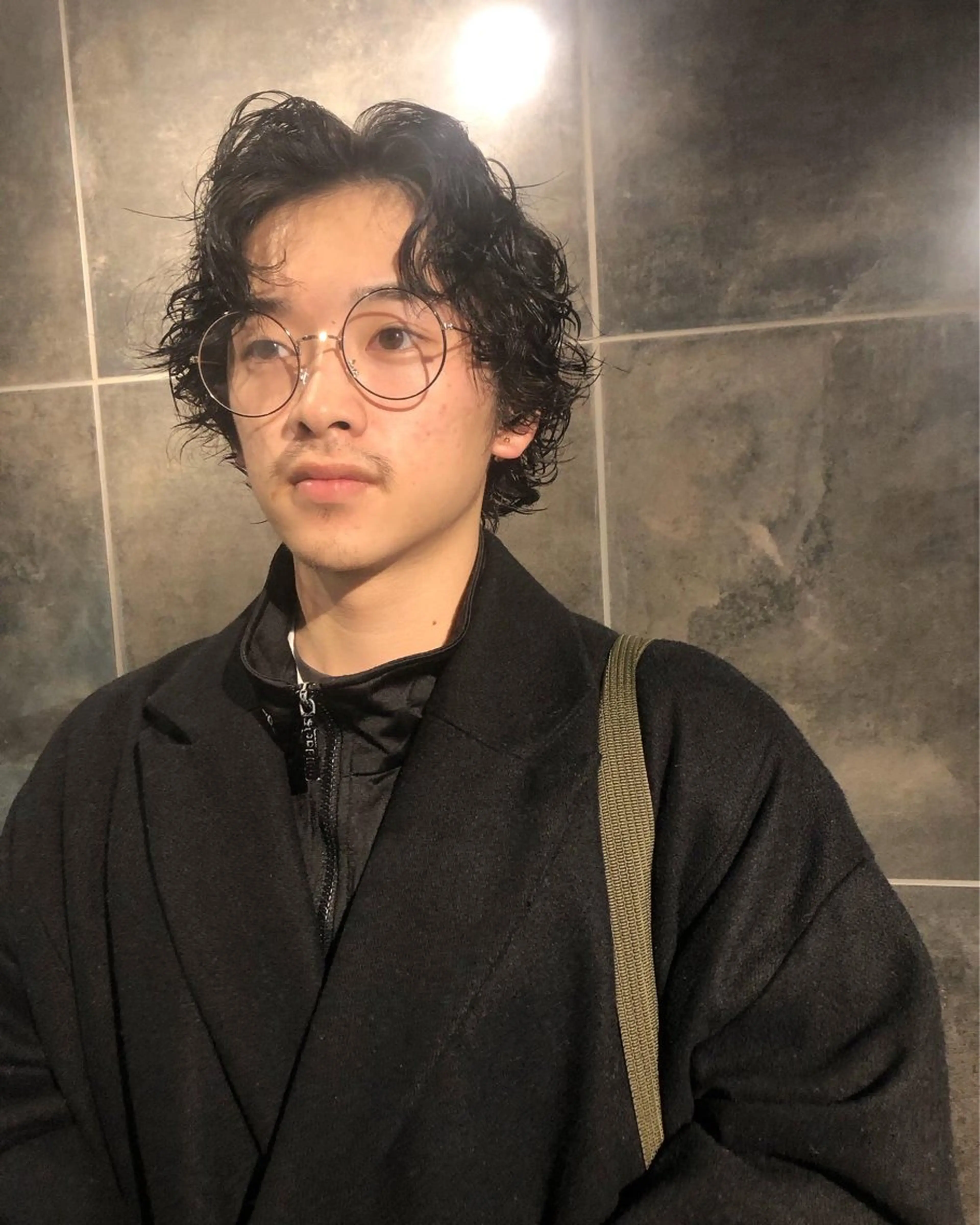 パーマ ヘアアレンジ メンズ カット パーマ トリートメント ヘアセット ainico+所属・メンズ特化✂️栗原 侑也のヘアスタイル