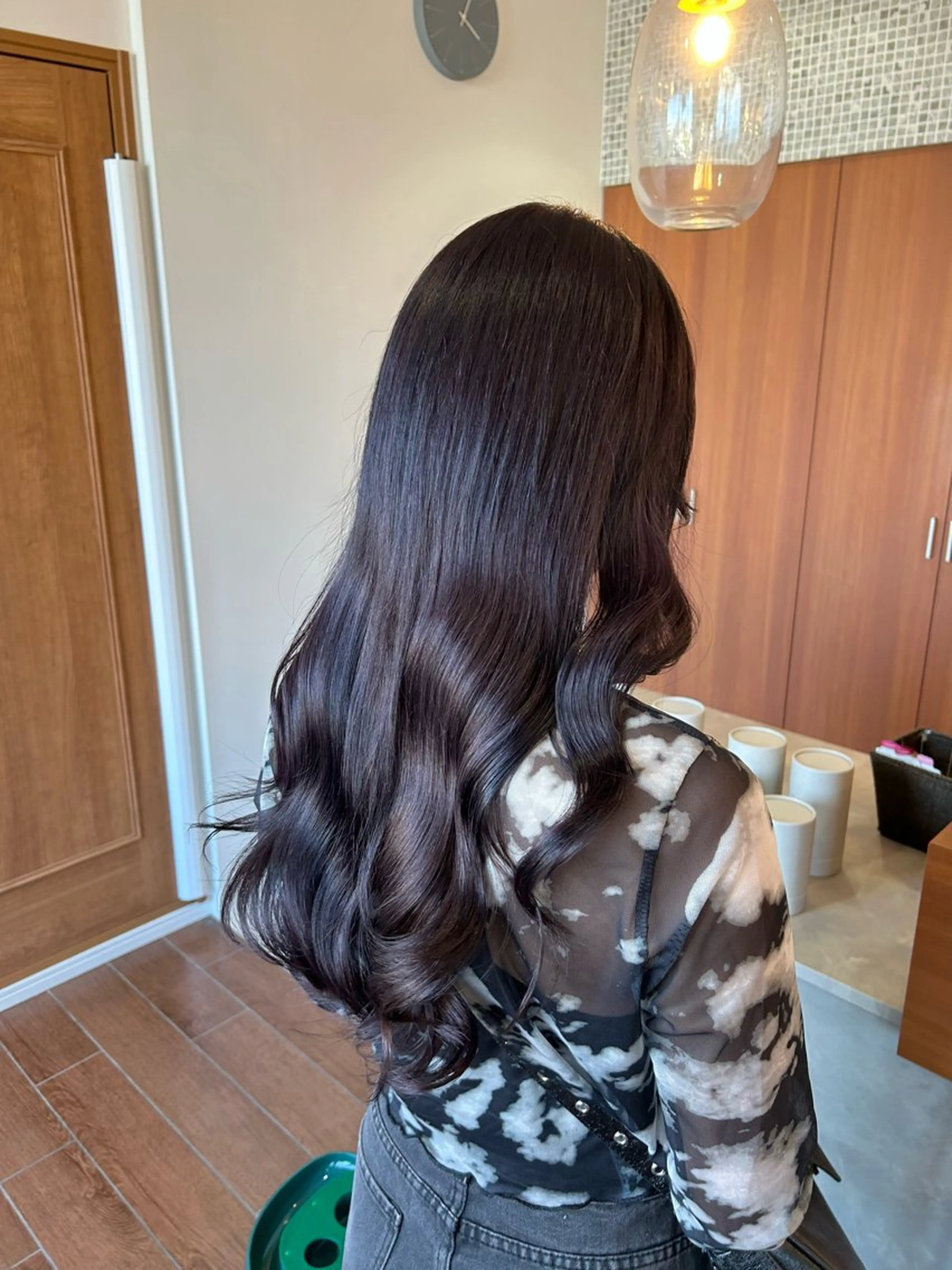 ロング カラー ブリーチ ブルーカラー ブルーラベンダー 透明感カラー ラベンダーカラー ヘアカラー トップスタイリスト 林すずかのヘアスタイル