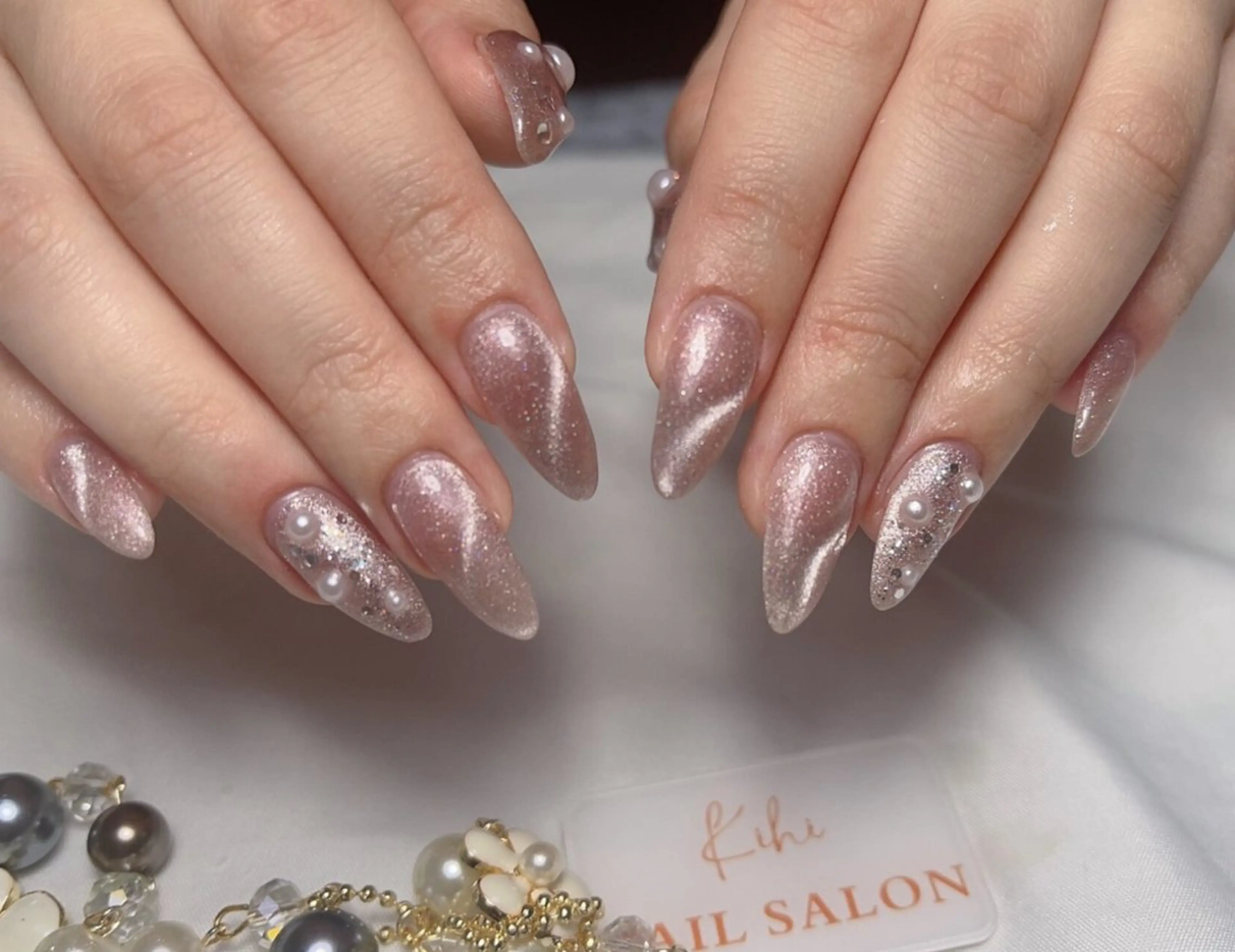 ネイル アートネイル フレンチネイル ジェルネイル グラデーション 韓国ネイル 村中 ハナのネイルデザイン