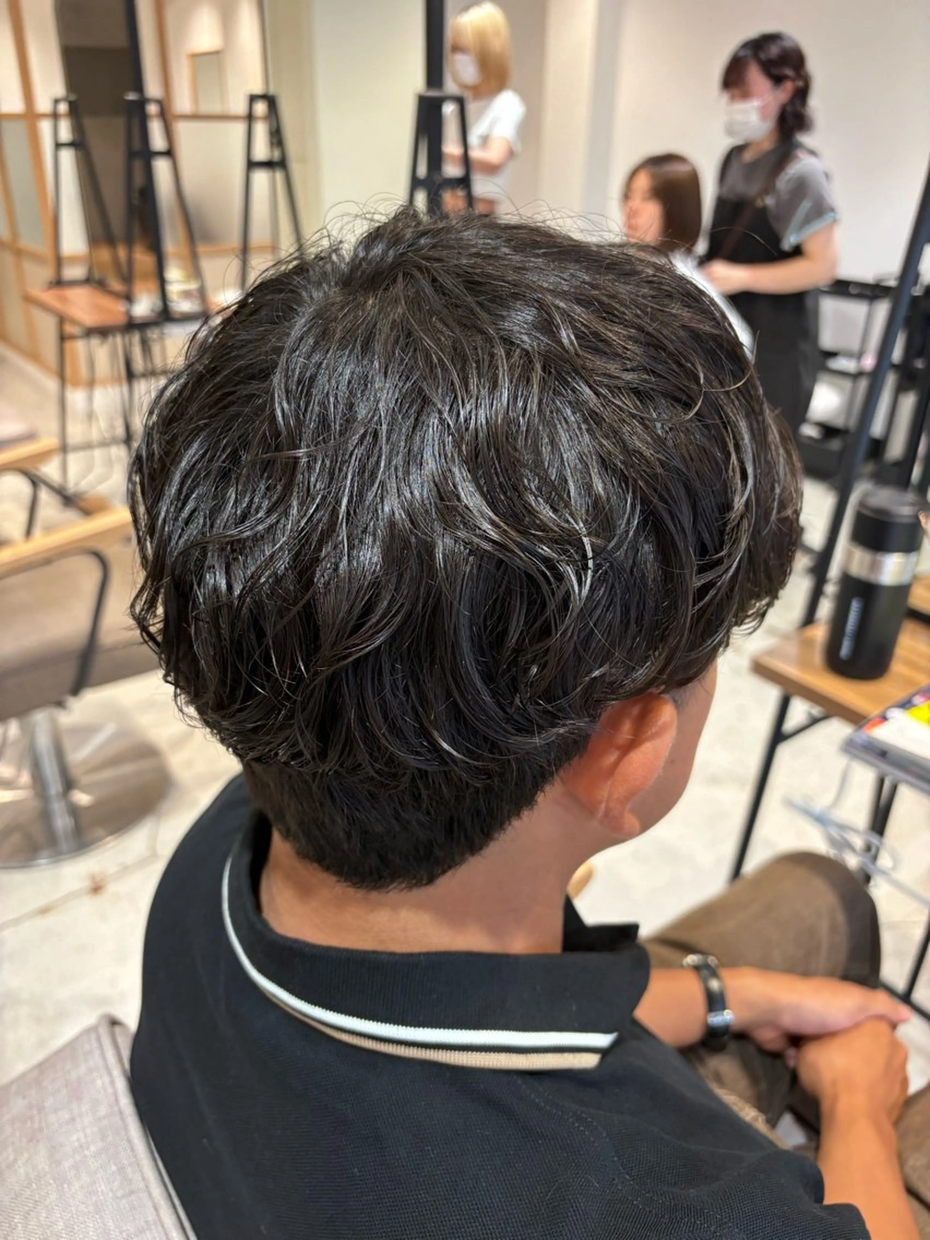 パーマ メンズ メンズパーマ 刈り上げ か ののヘアスタイル