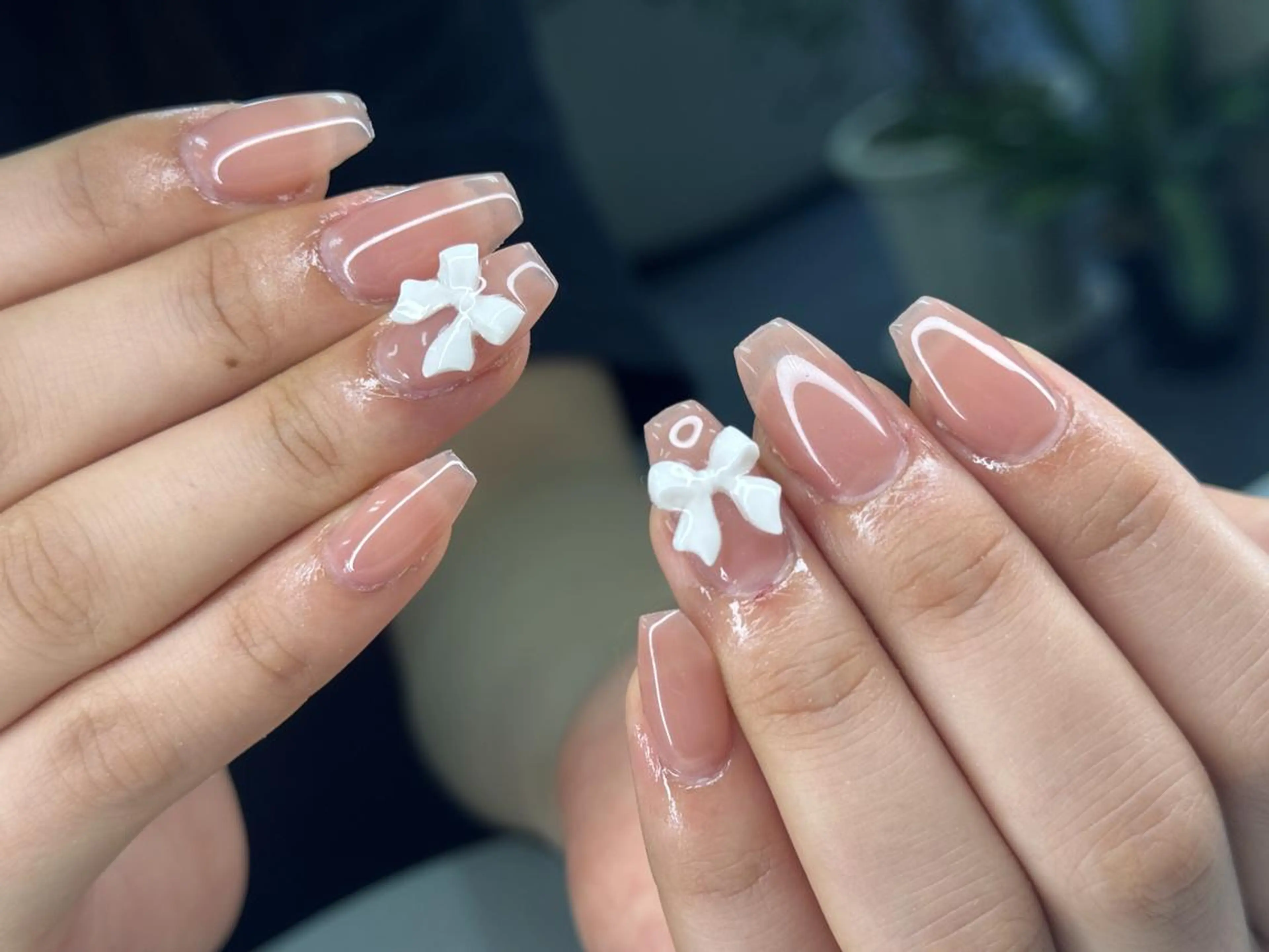 ❤️ワンカラー/ラメ/ラメグラ➕大きなパーツ２つ（ご新規オフ無料)の写真