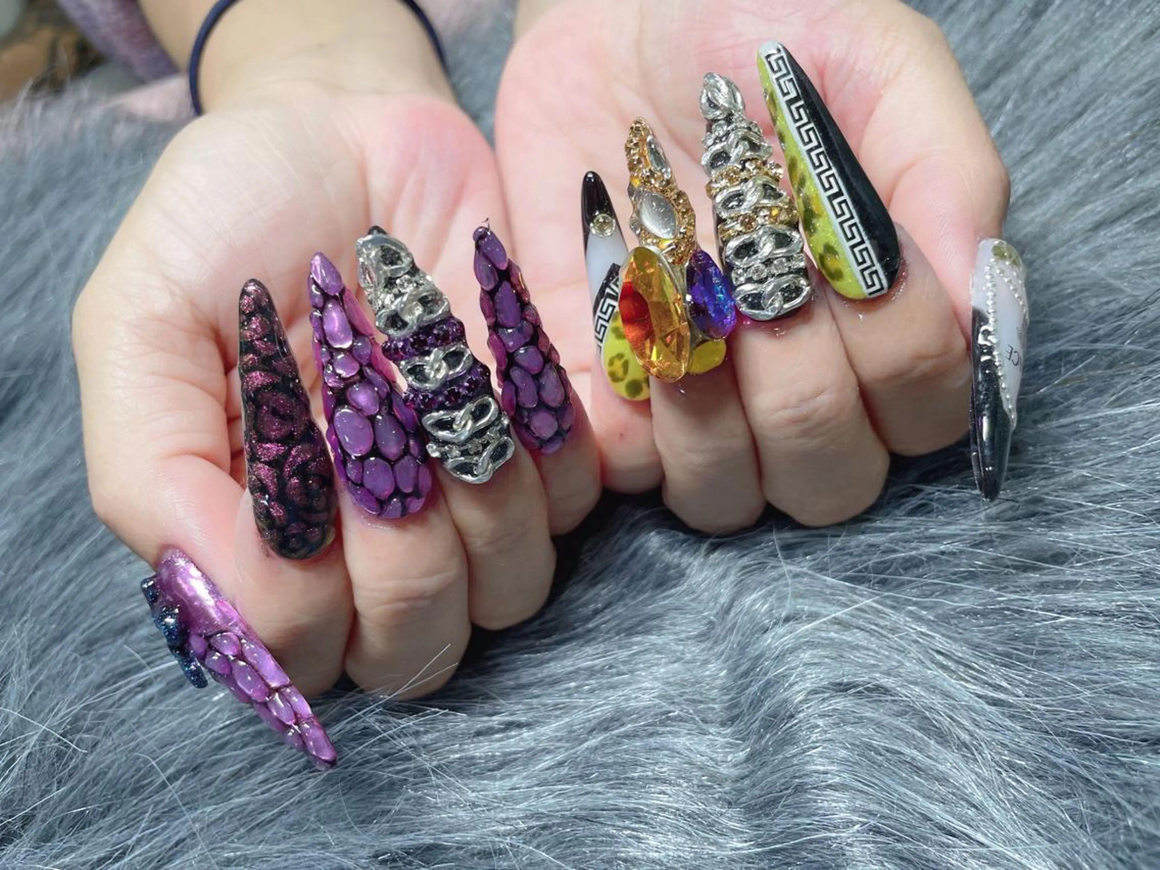 ロング ネイル ハンドネイル 《LB》ラブリエ Nail&eyeのマツエク・マツパデザイン