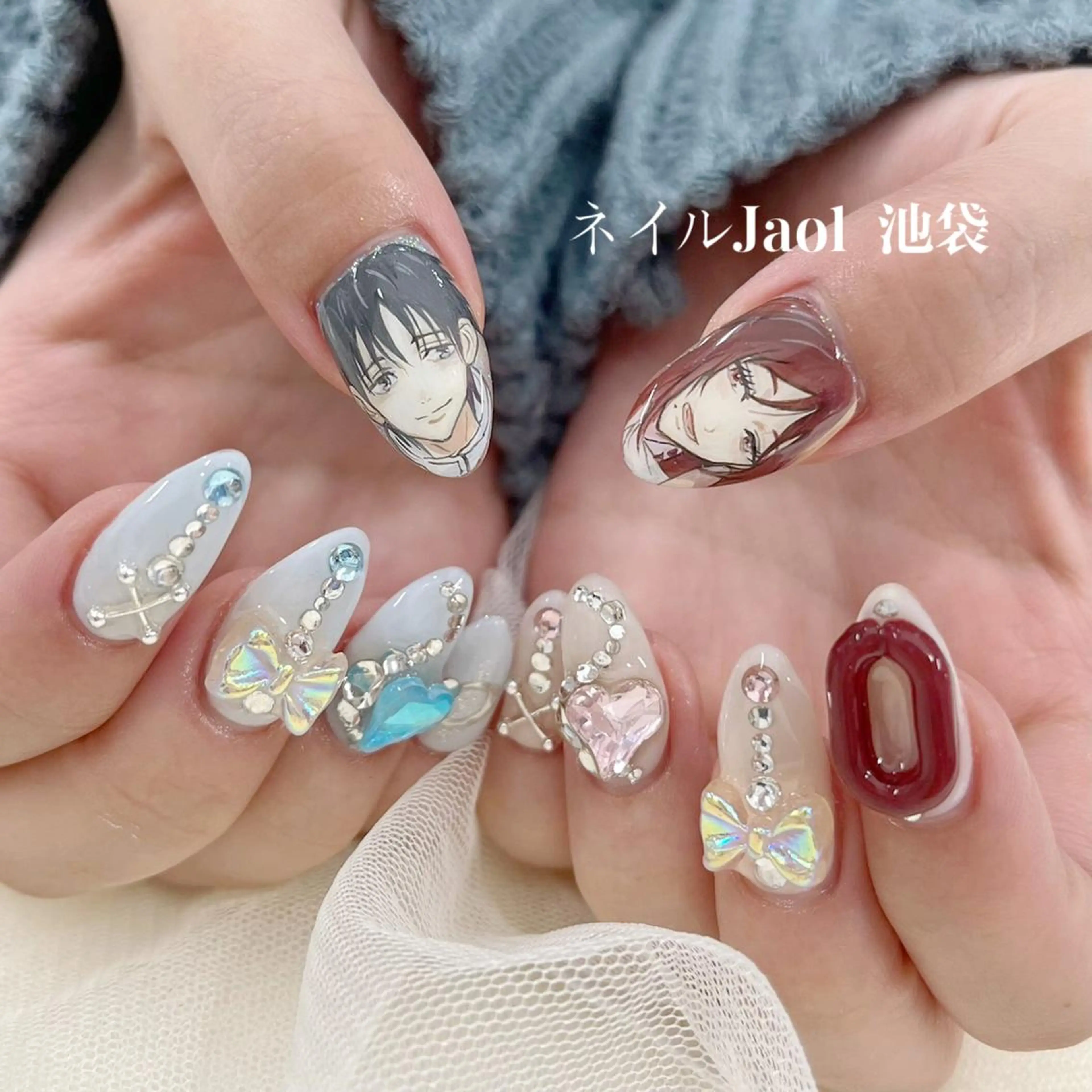 ミディアム nail jaol池袋店所属・ネイルJaol 池袋のネイルデザイン