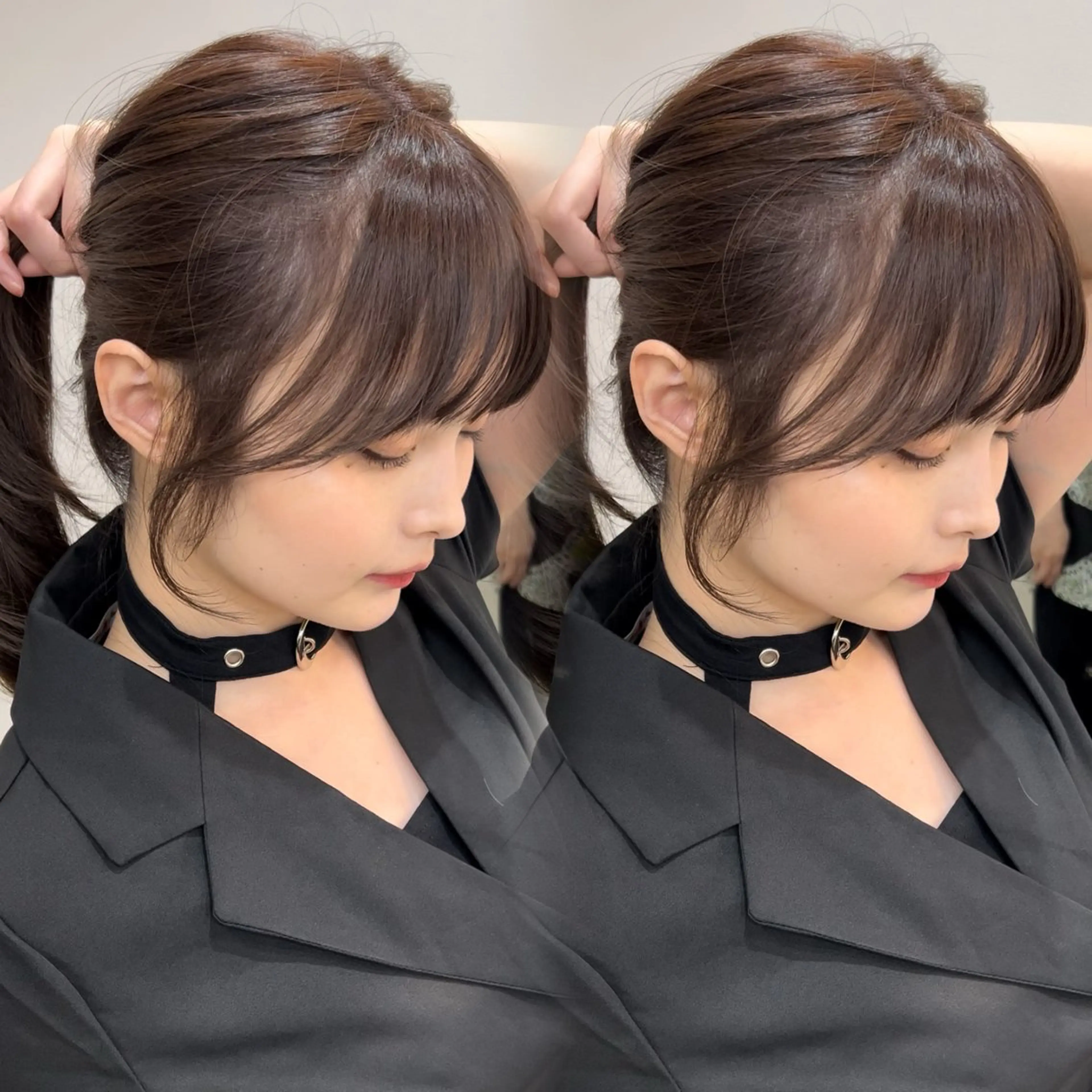 ミディアム 全席個室美容室 Zina 錦糸町 髪質改善＆トリートメント【ジーナ】所属・🎀髪質改善×韓国レ イヤー×透明感/米田のヘアスタイル