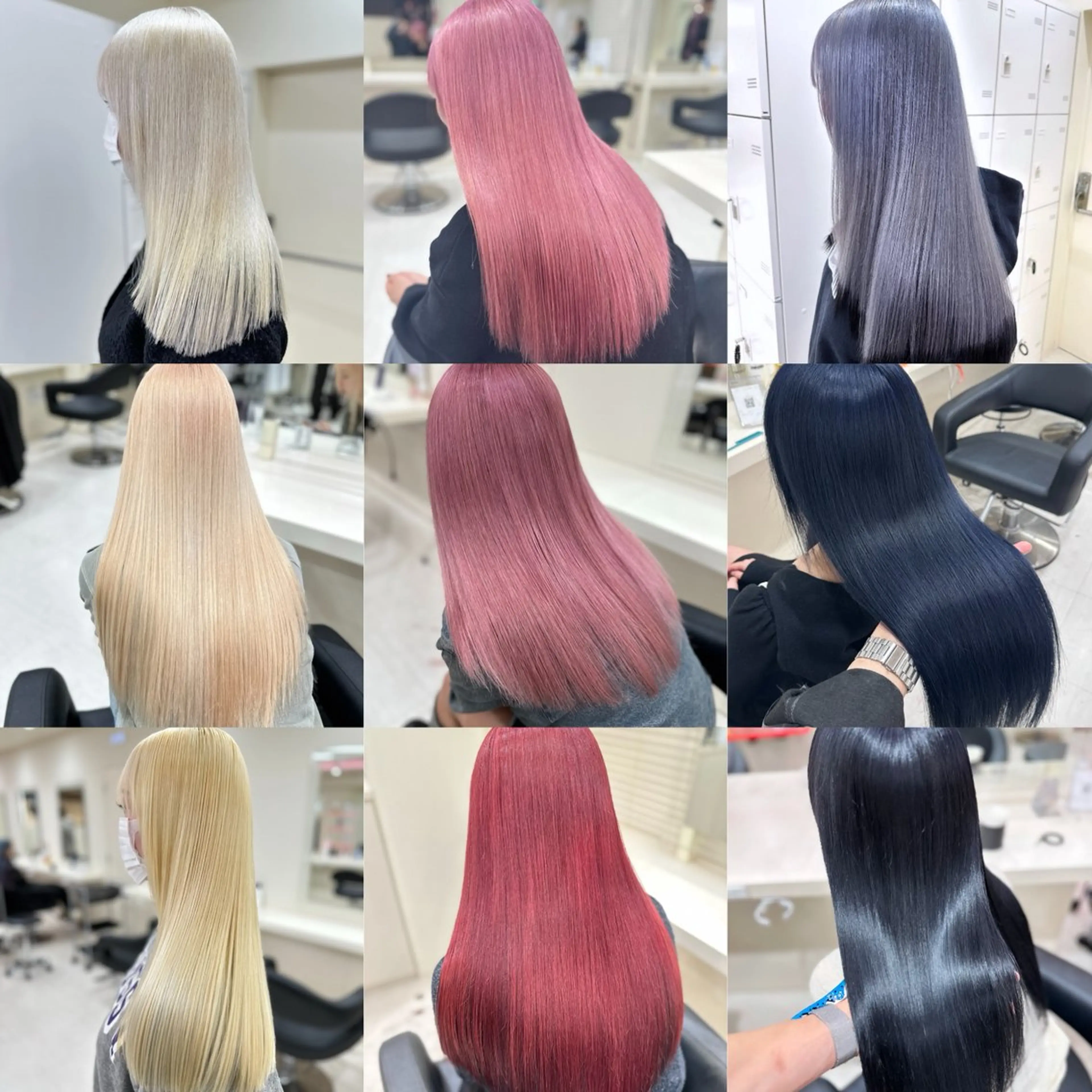 ロング カラー ヘアアレンジ 艶カラー/ハイトーン /レイヤーカットのヘアスタイル