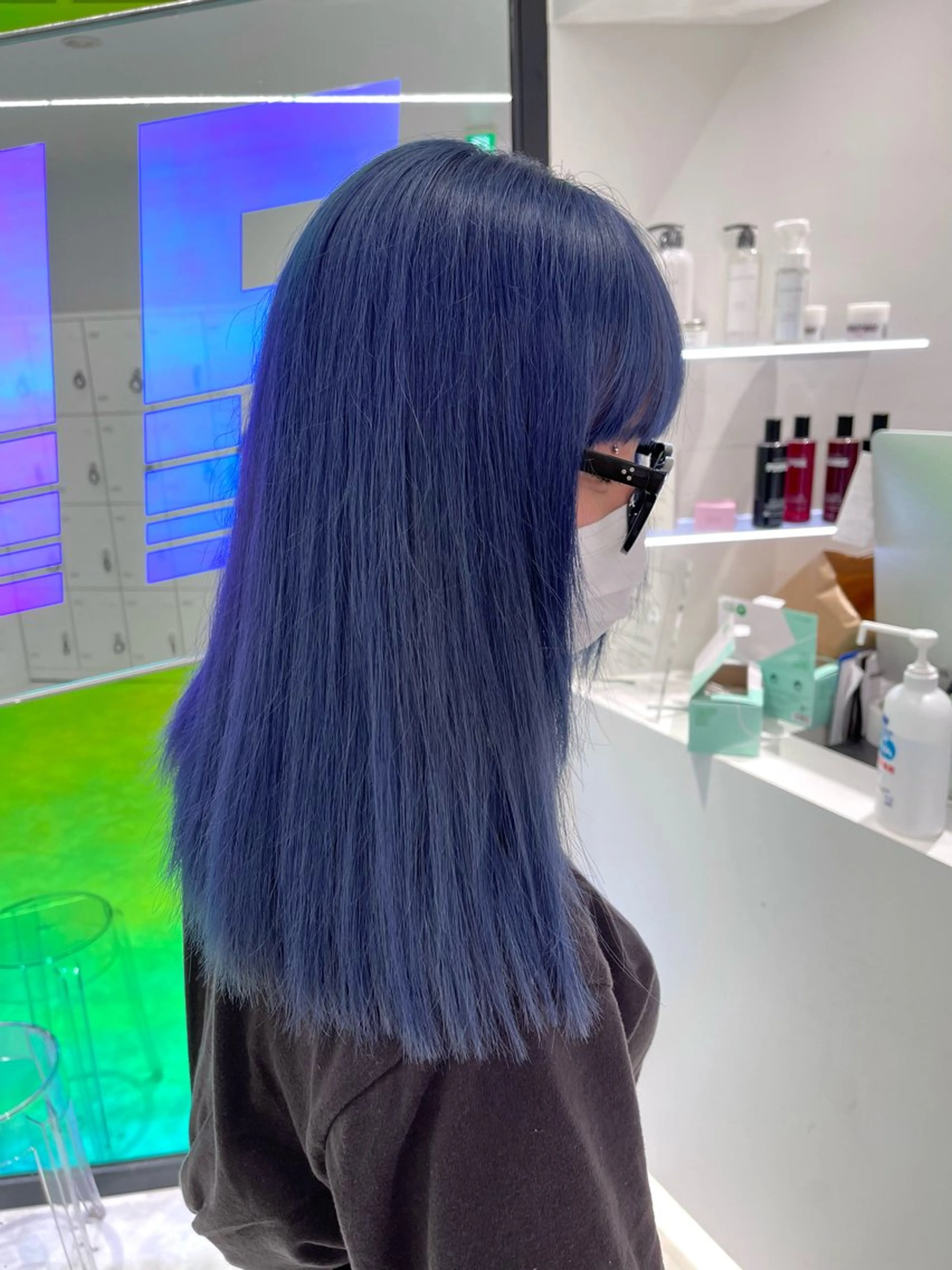 ミディアム カラー ヘアカラー 🤍💕ブリーチカラ ーAyaka💕🤍のヘアスタイル