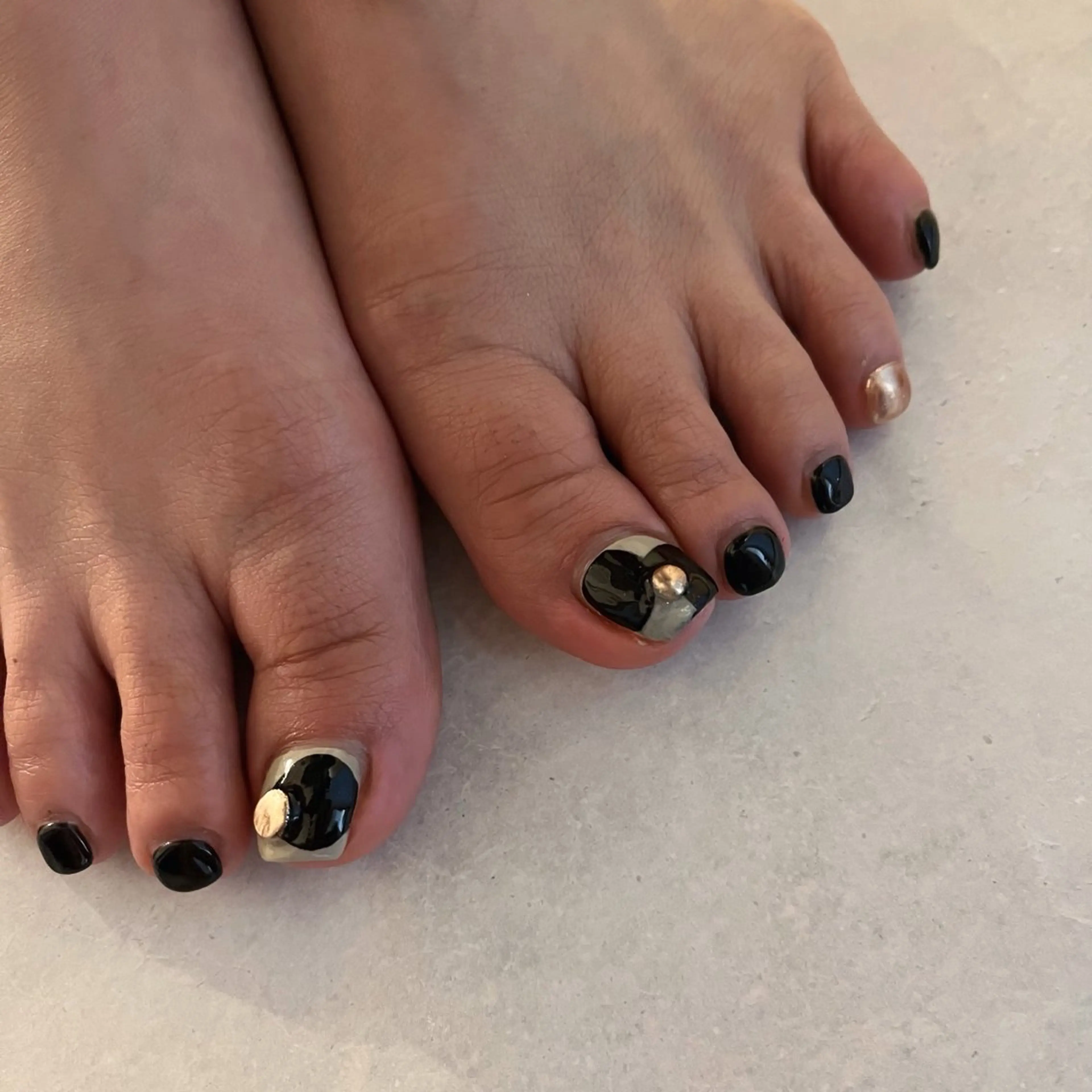 ネイル フットネイル フットネイル K Aのネイルデザイン