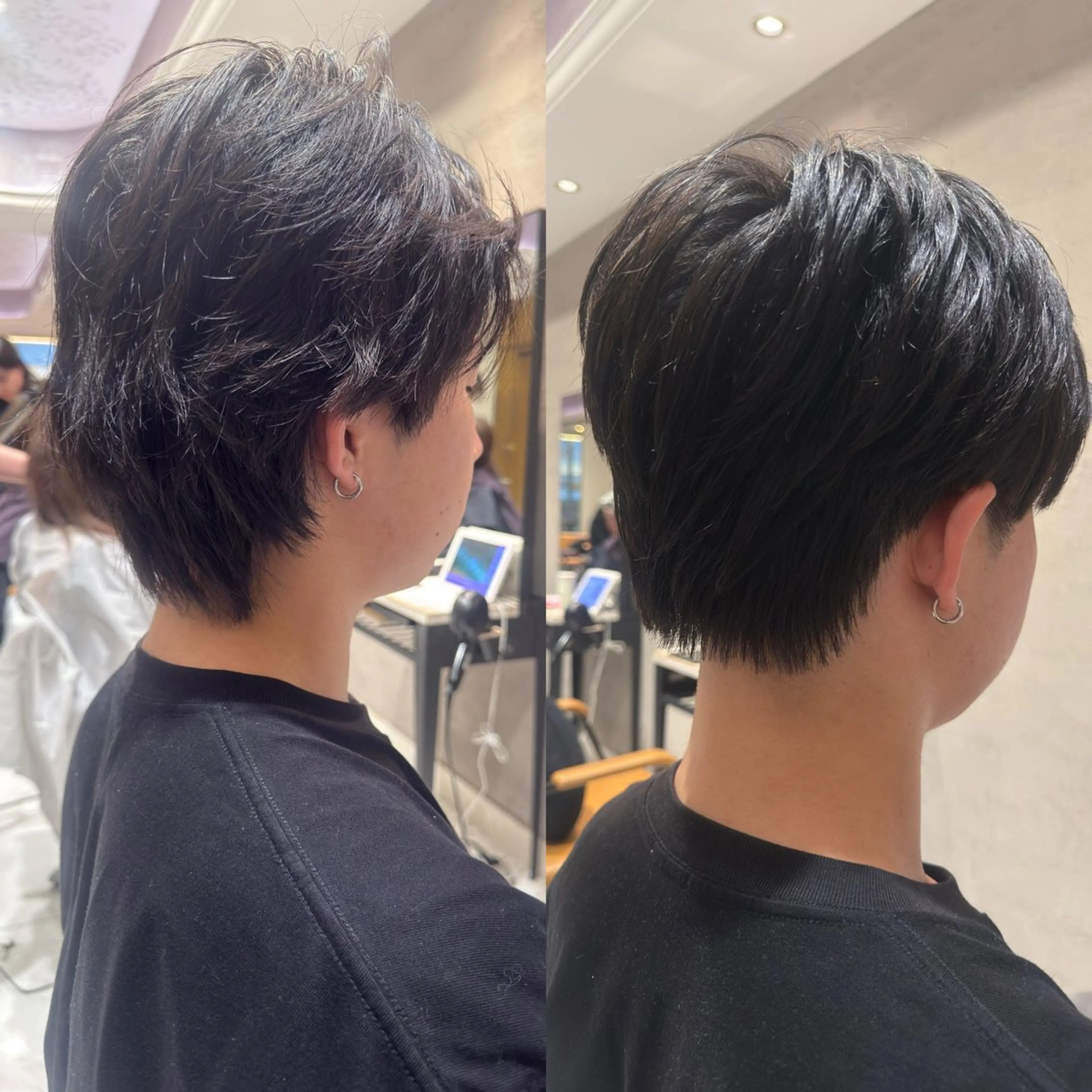 メンズ 頭から整える美容師 松田のヘアスタイル