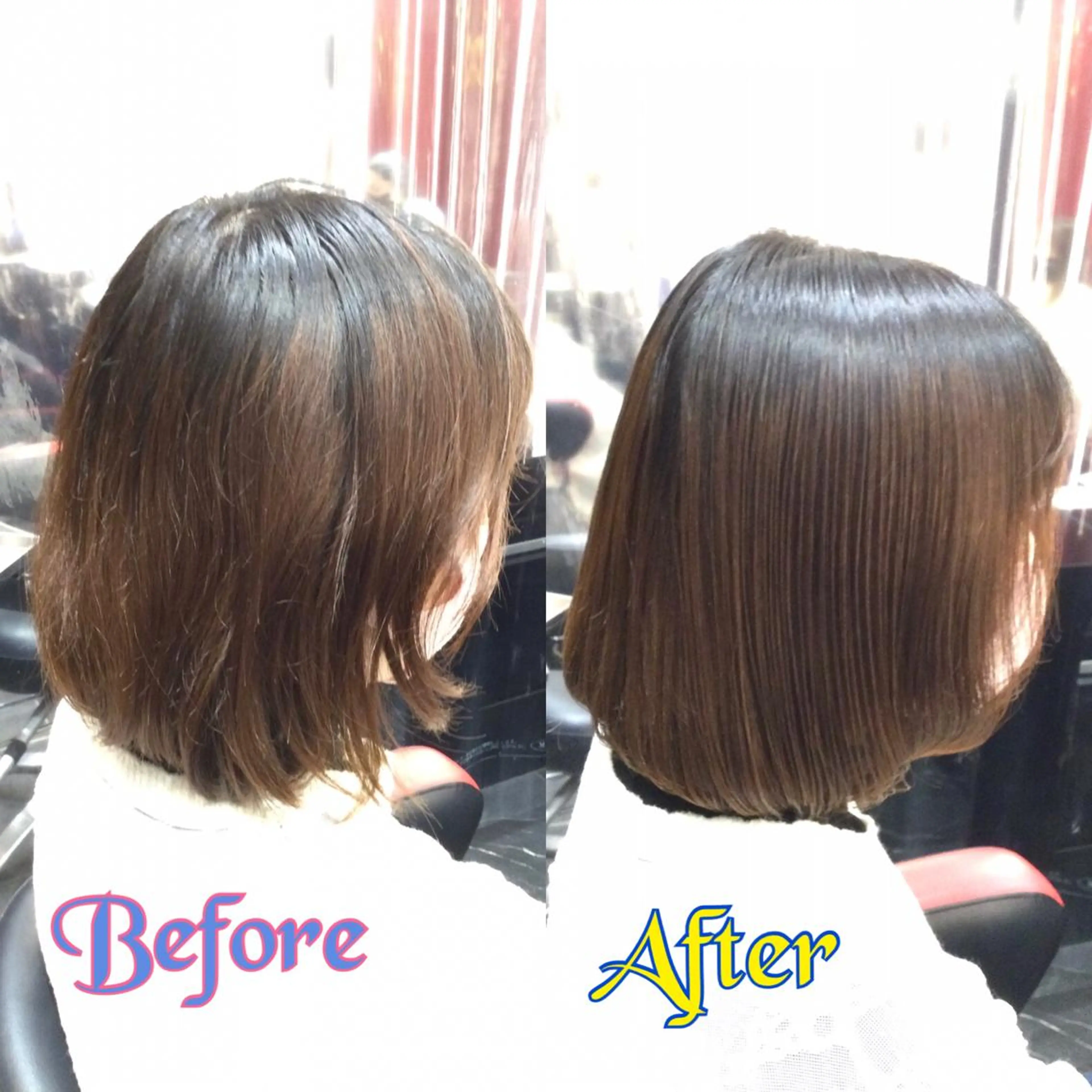 ミディアム Annon プライベートサロンのヘアスタイル