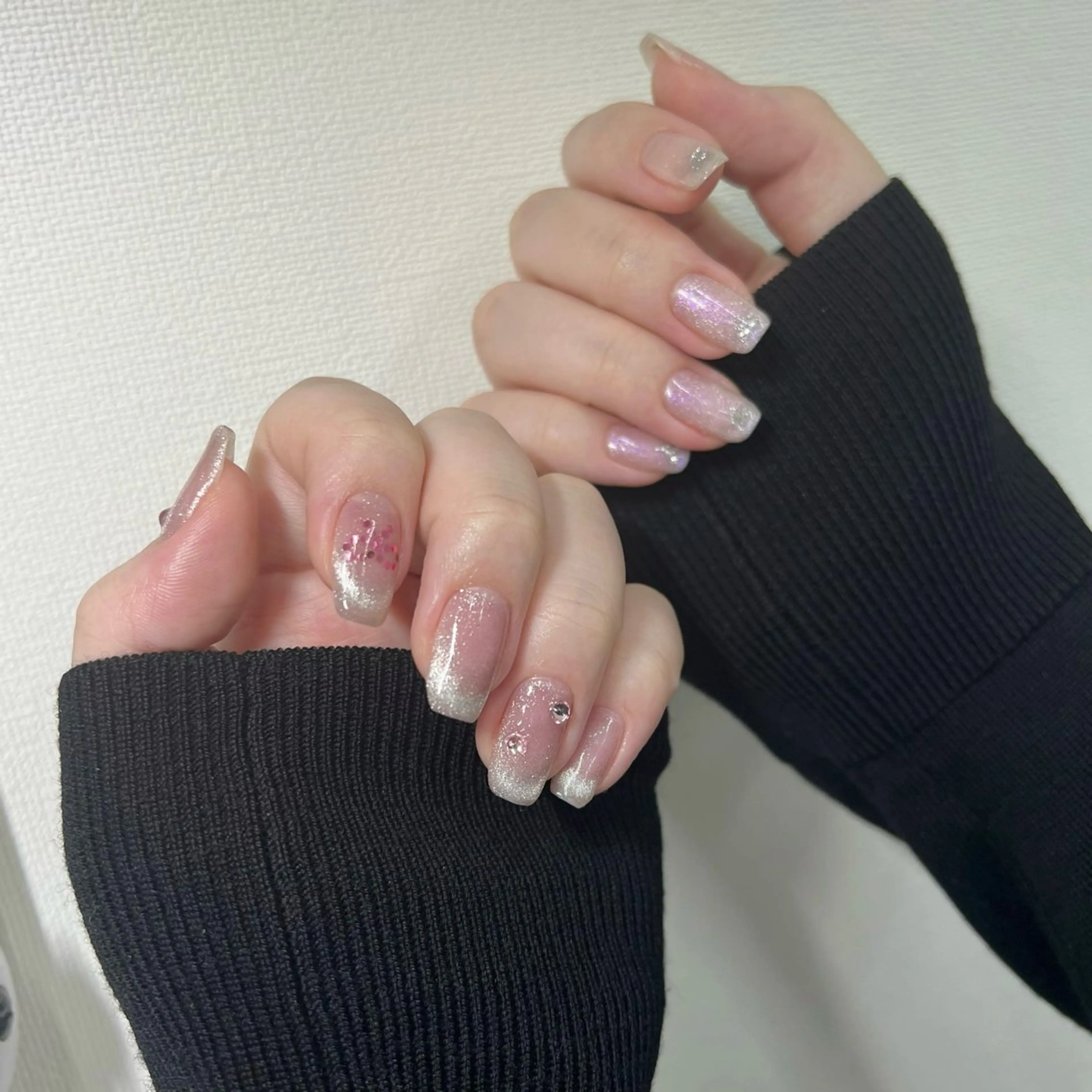 《お問合せのみ》パラジェル使用🌿マグネットネイル(オフなし)の写真