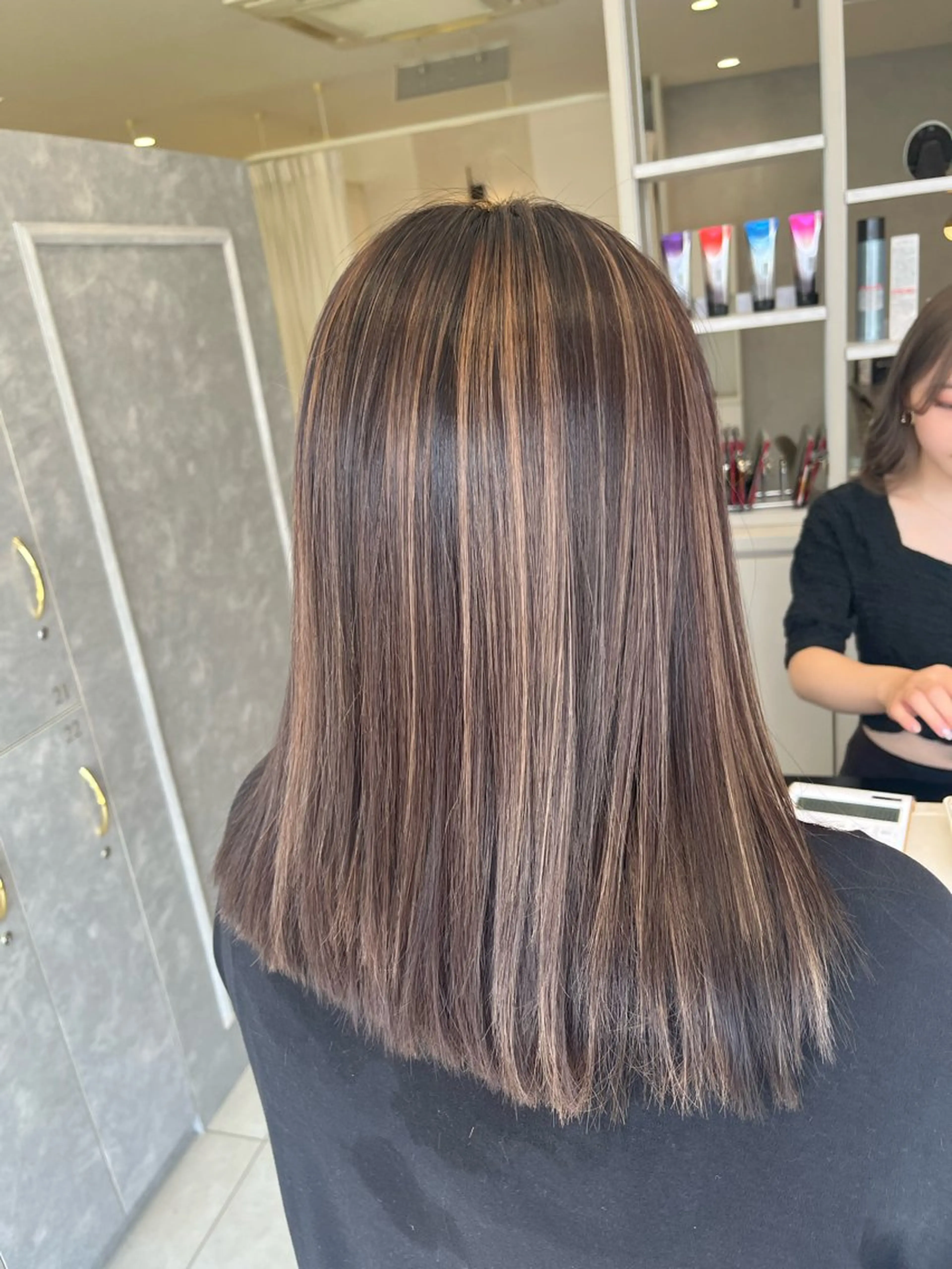 ハイライト（表面）＋オーガニックカラーの写真