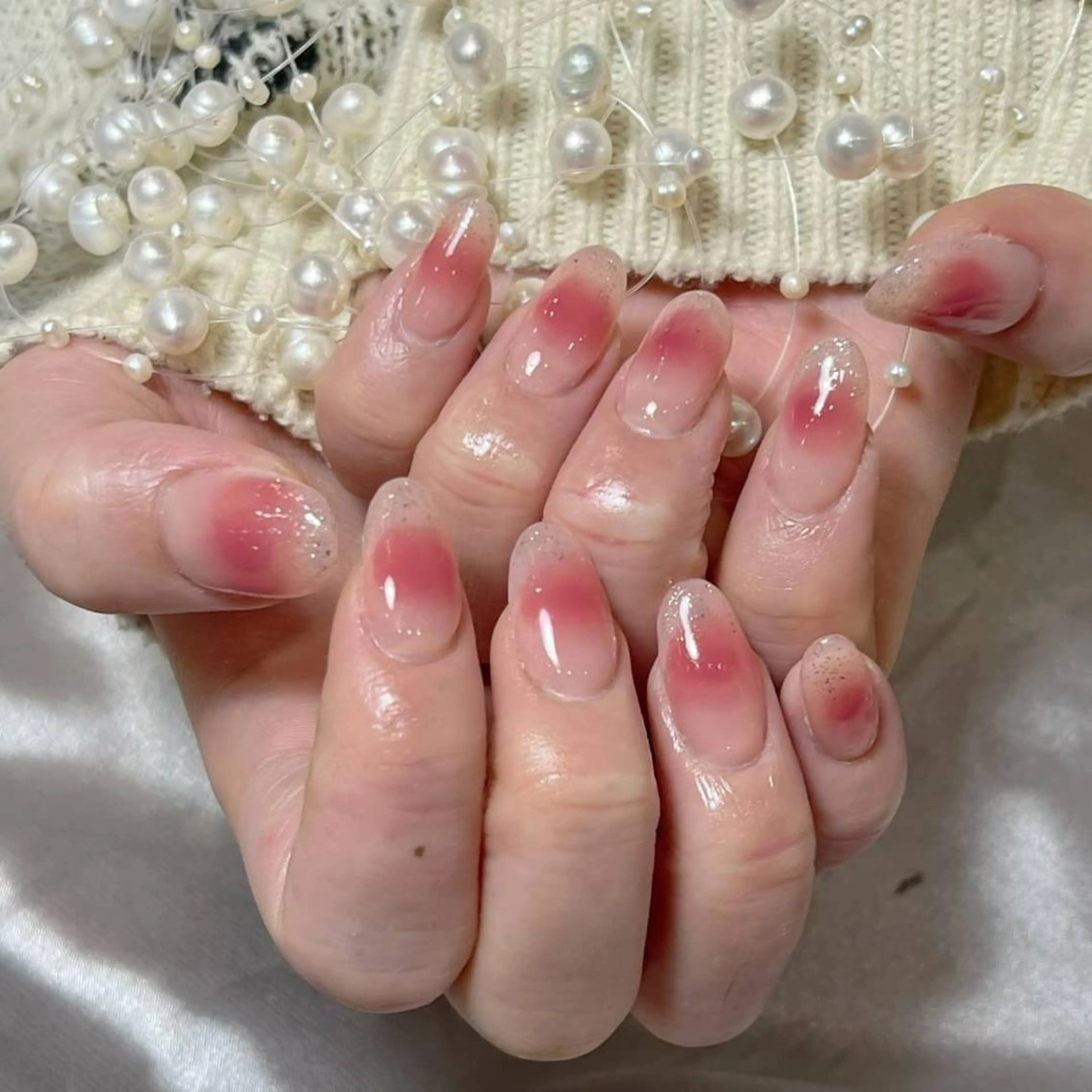 ネイル RAFFINE 月🦋🩵のネイルデザイン