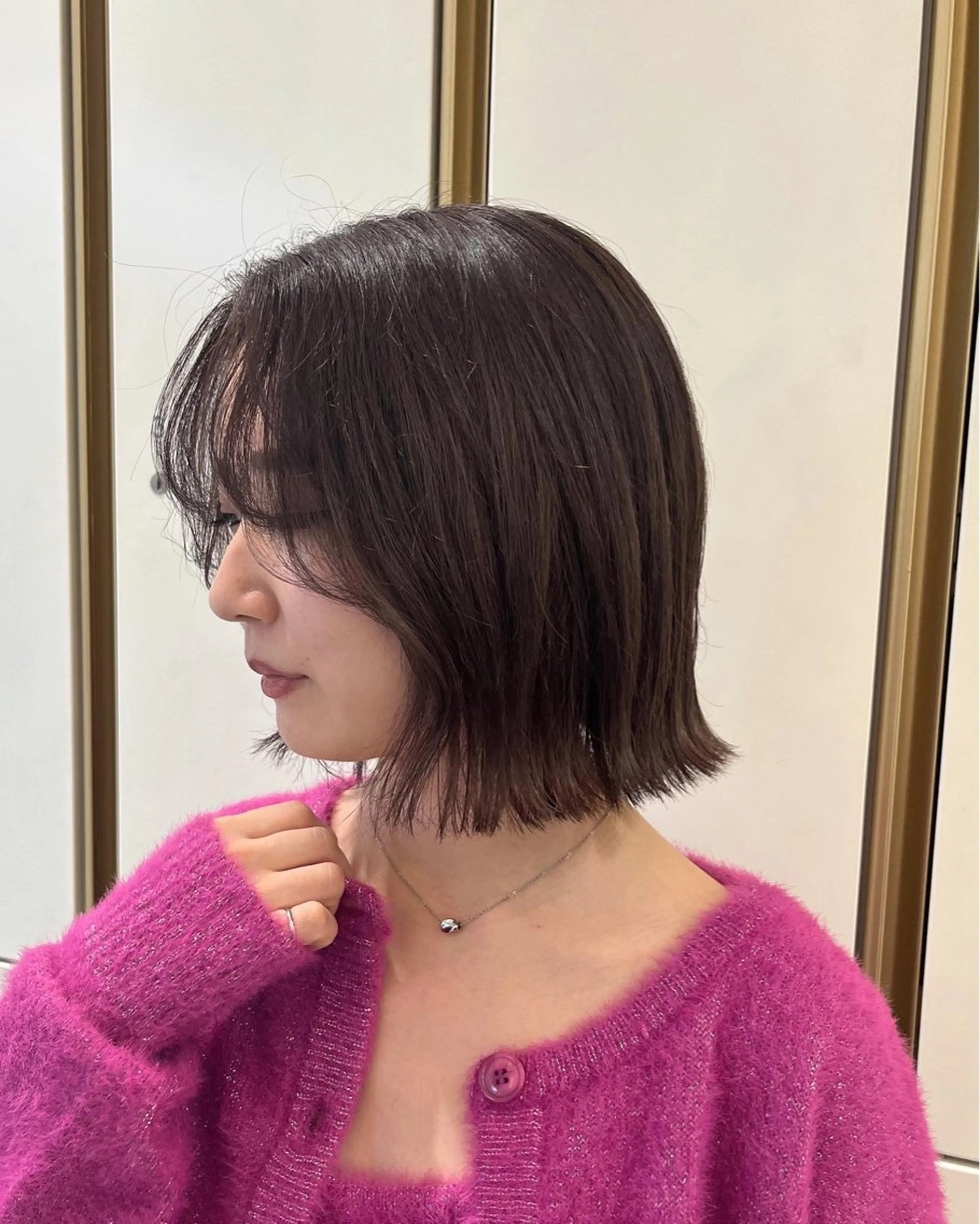 ミディアム カット ヘアカラー バレイヤージュ/ヘア アレンジ/shionのヘアスタイル