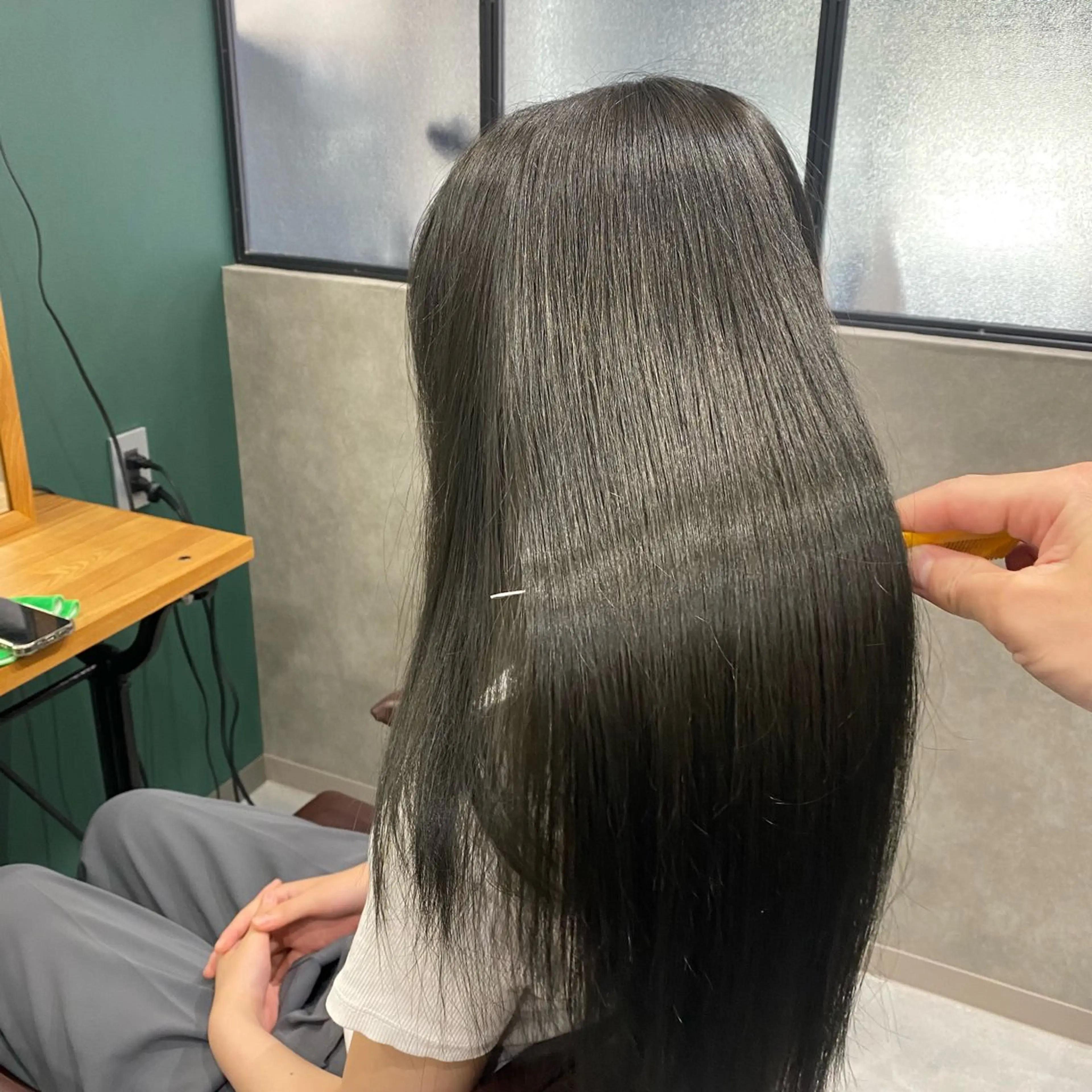 セミロング カラー 髪質改善 ヘアカラー ekolu北梅田店所属・梅田中崎町髪質改善 /オキヒロト/エコルのヘアスタイル