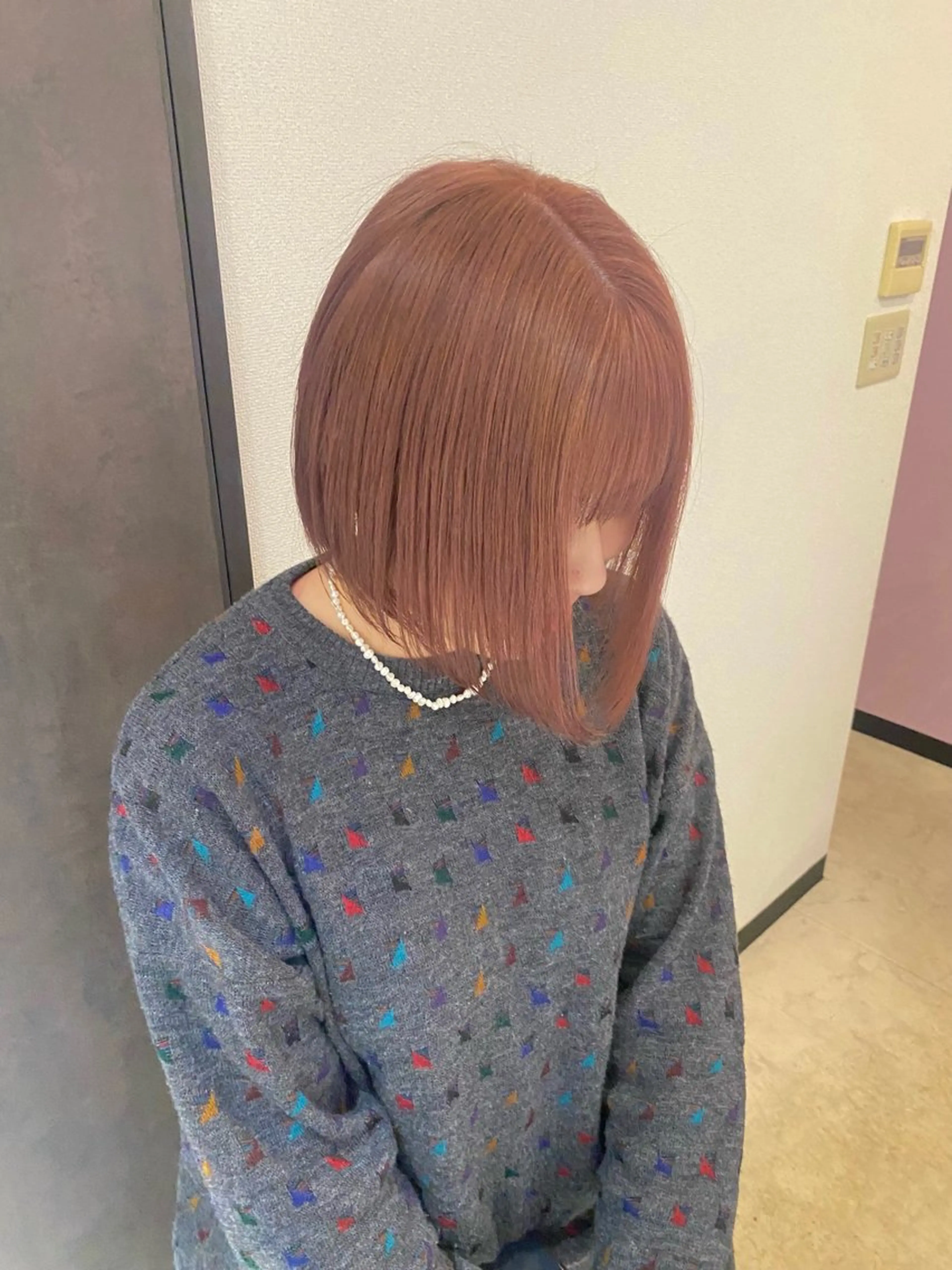 カラー ベージュカラー ピンクカラー ピンクベージュ MATTY azusaのヘアスタイル