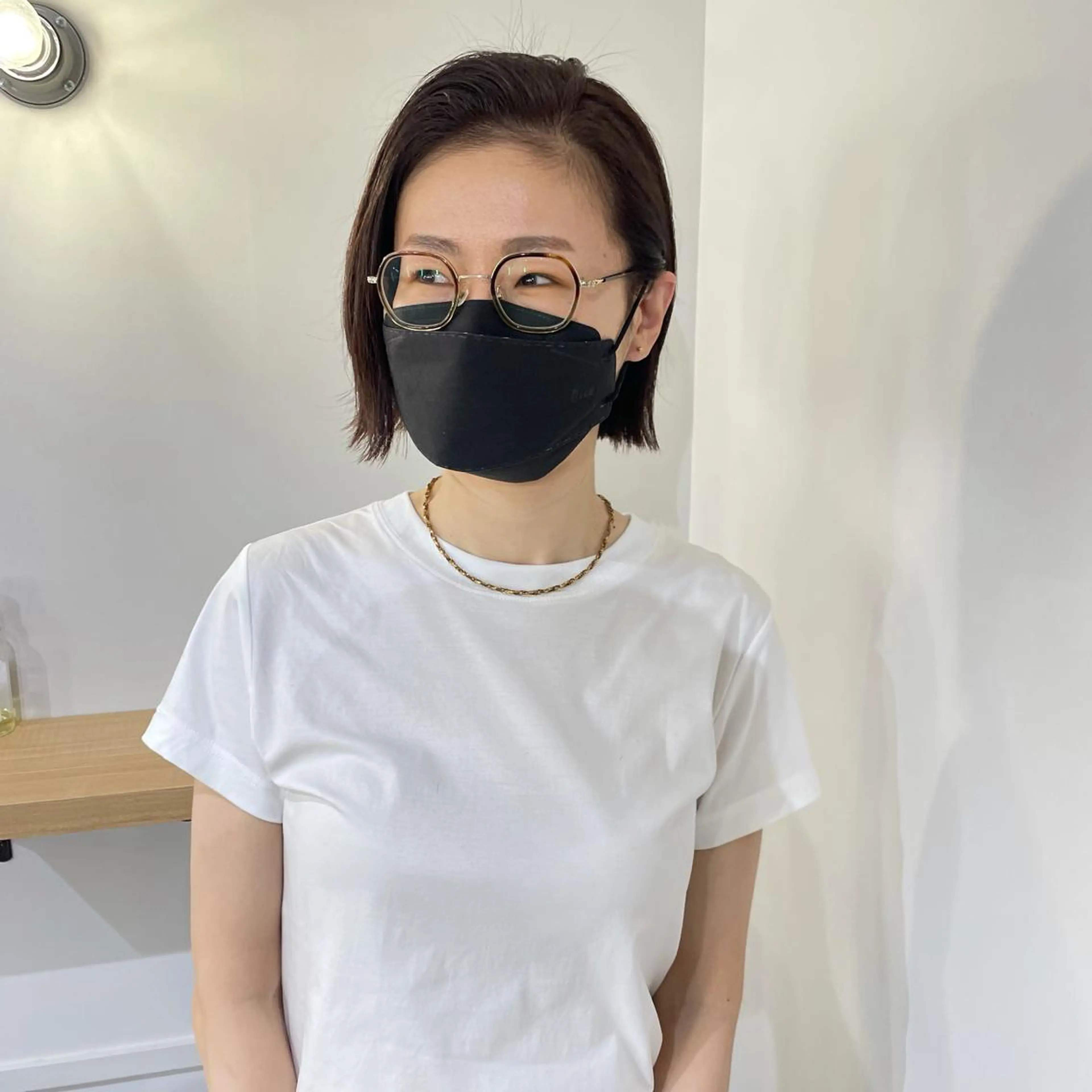 ショート 切りっぱなしボブ ボブ パーマ＊ 顔まわり似合わせのヘアスタイル