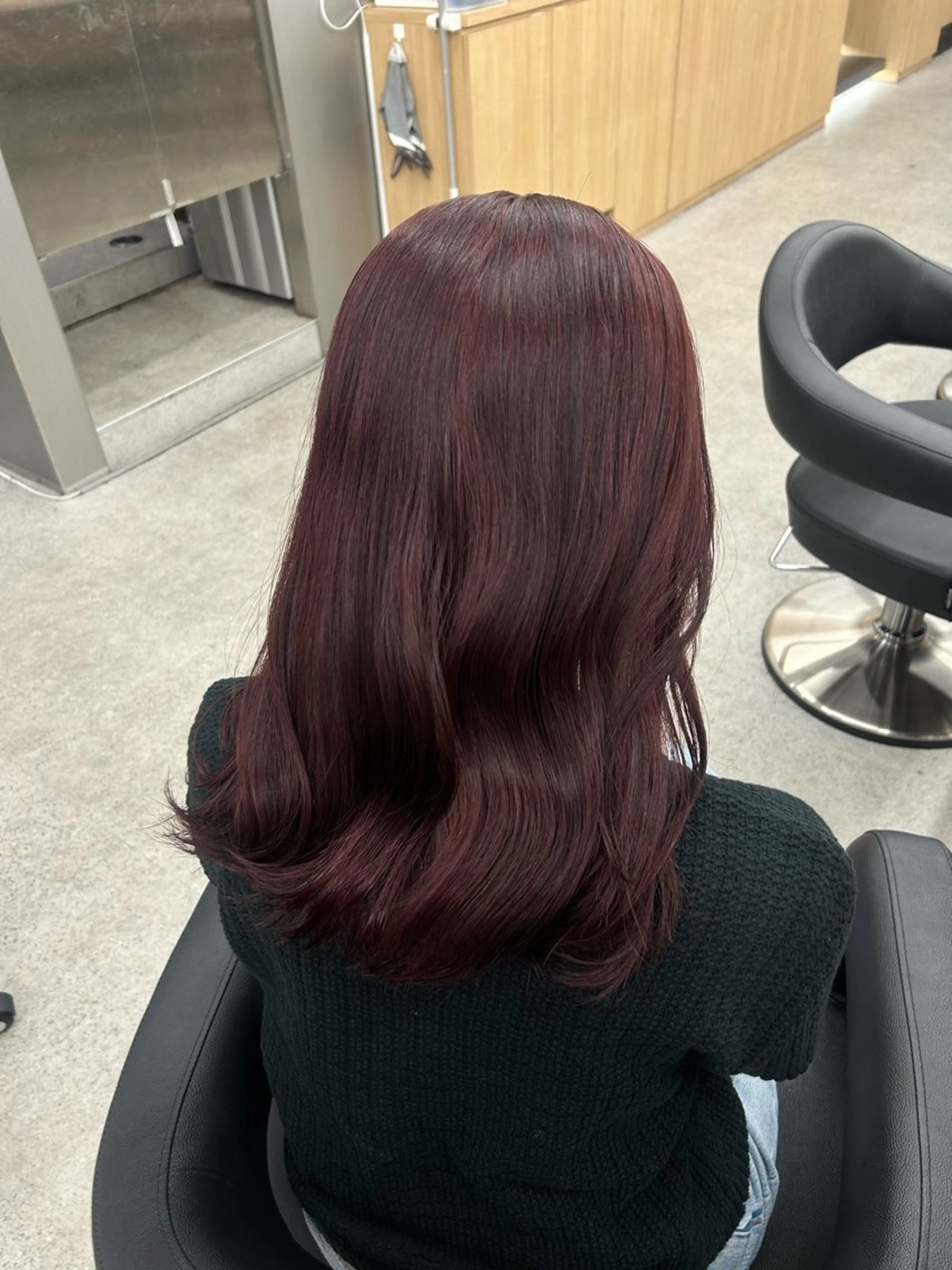 ミディアム カラー 愛結 暖色カラー🎀🩰のヘアスタイル