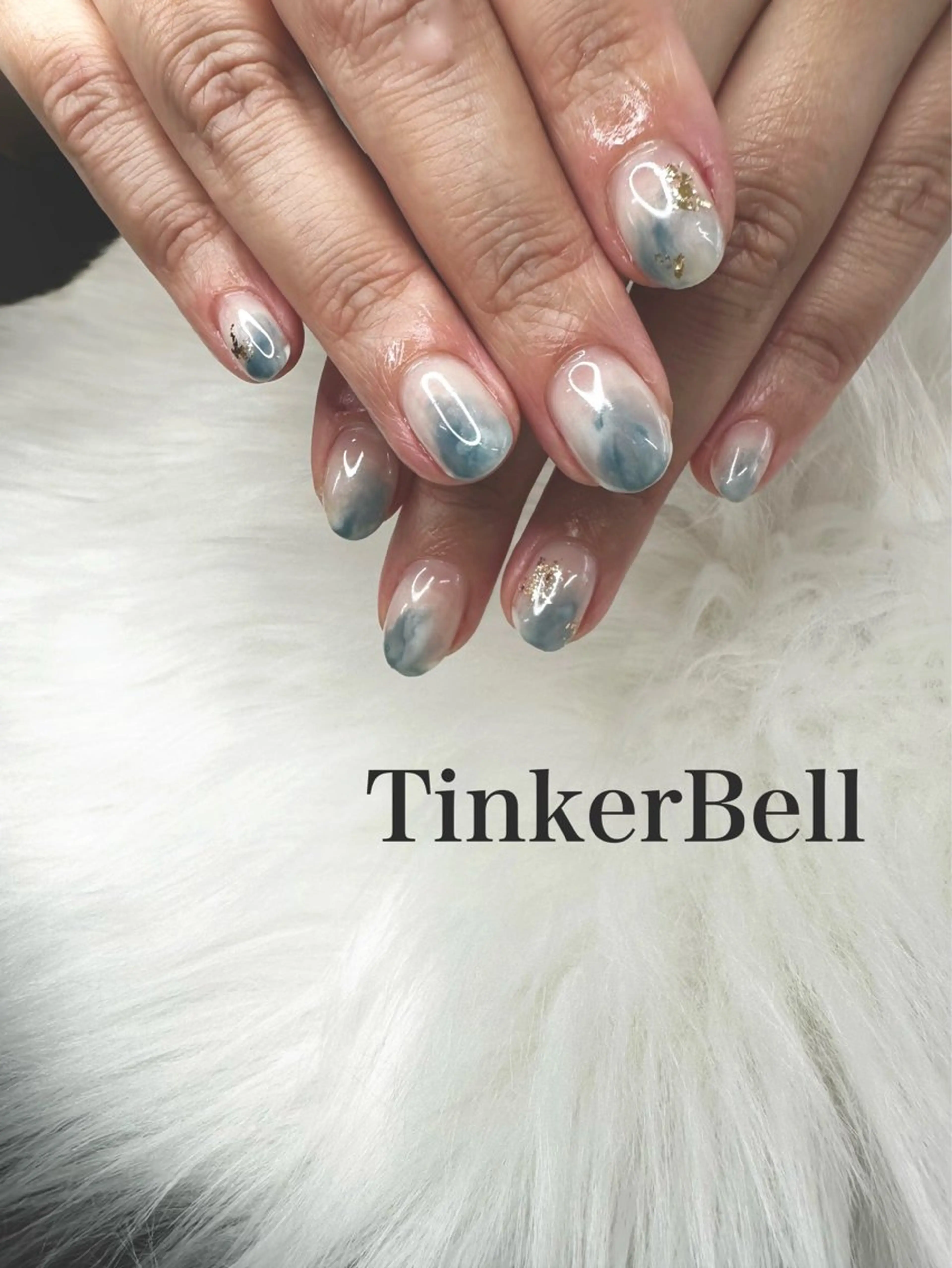 ネイル シンプルネイル ハンドネイル Tinker Bellのネイルデザイン