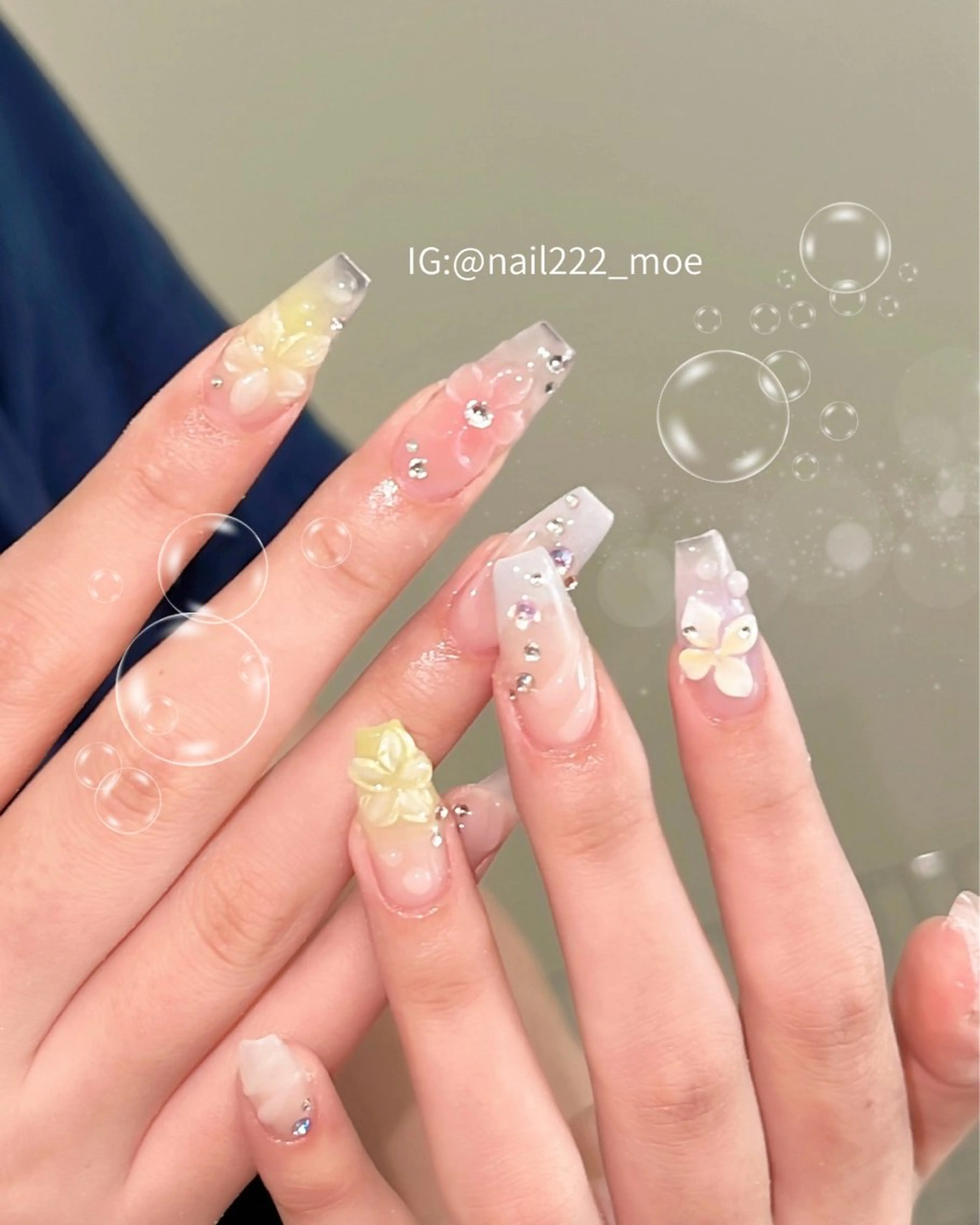 ネイル ハンドネイル ⟡.*222⋰˚☆ MöEのネイルデザイン