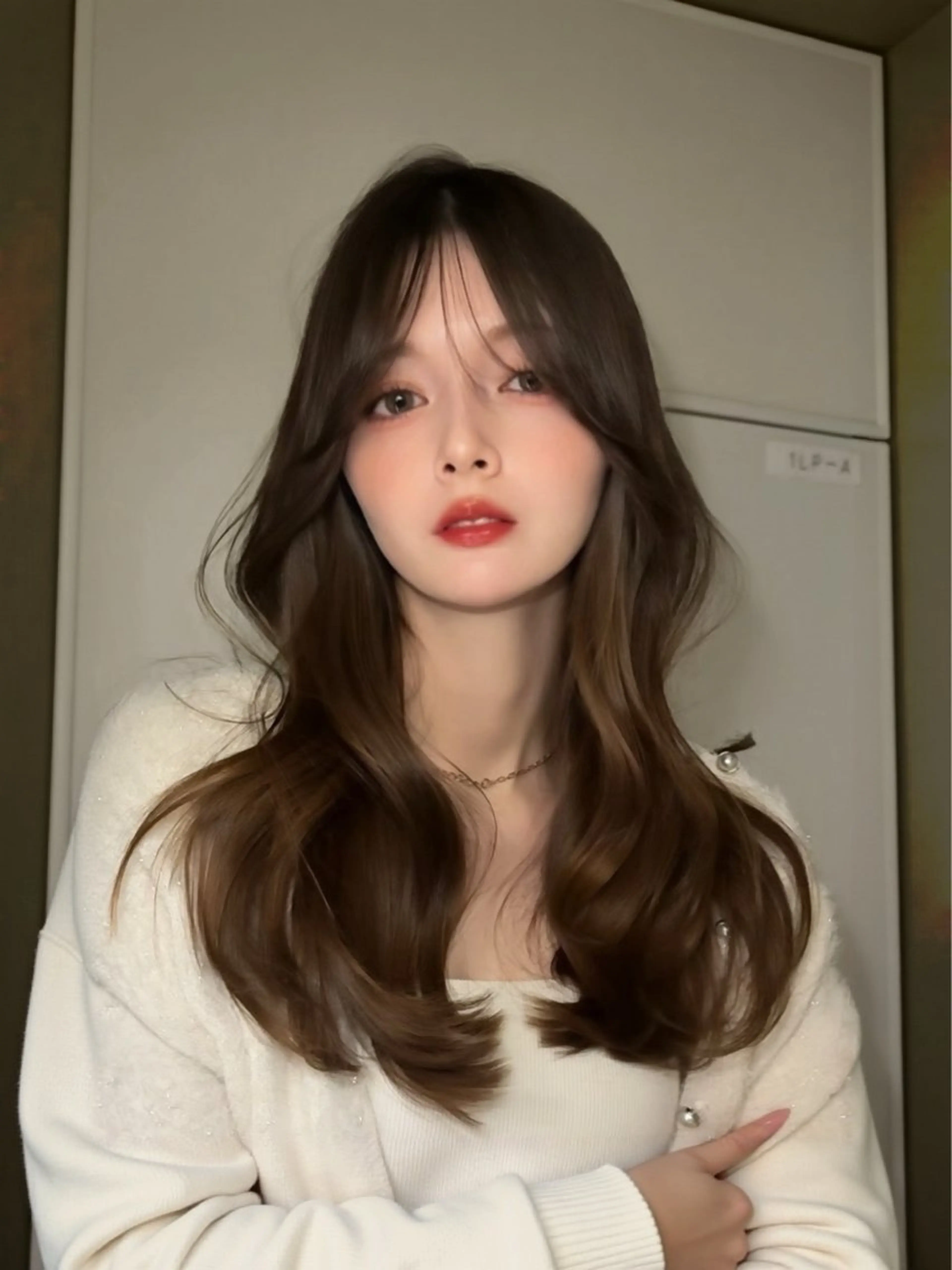 セミロング ヘアカラー 🎀 うる艶透明感 カラー / 錦糸町のヘアスタイル