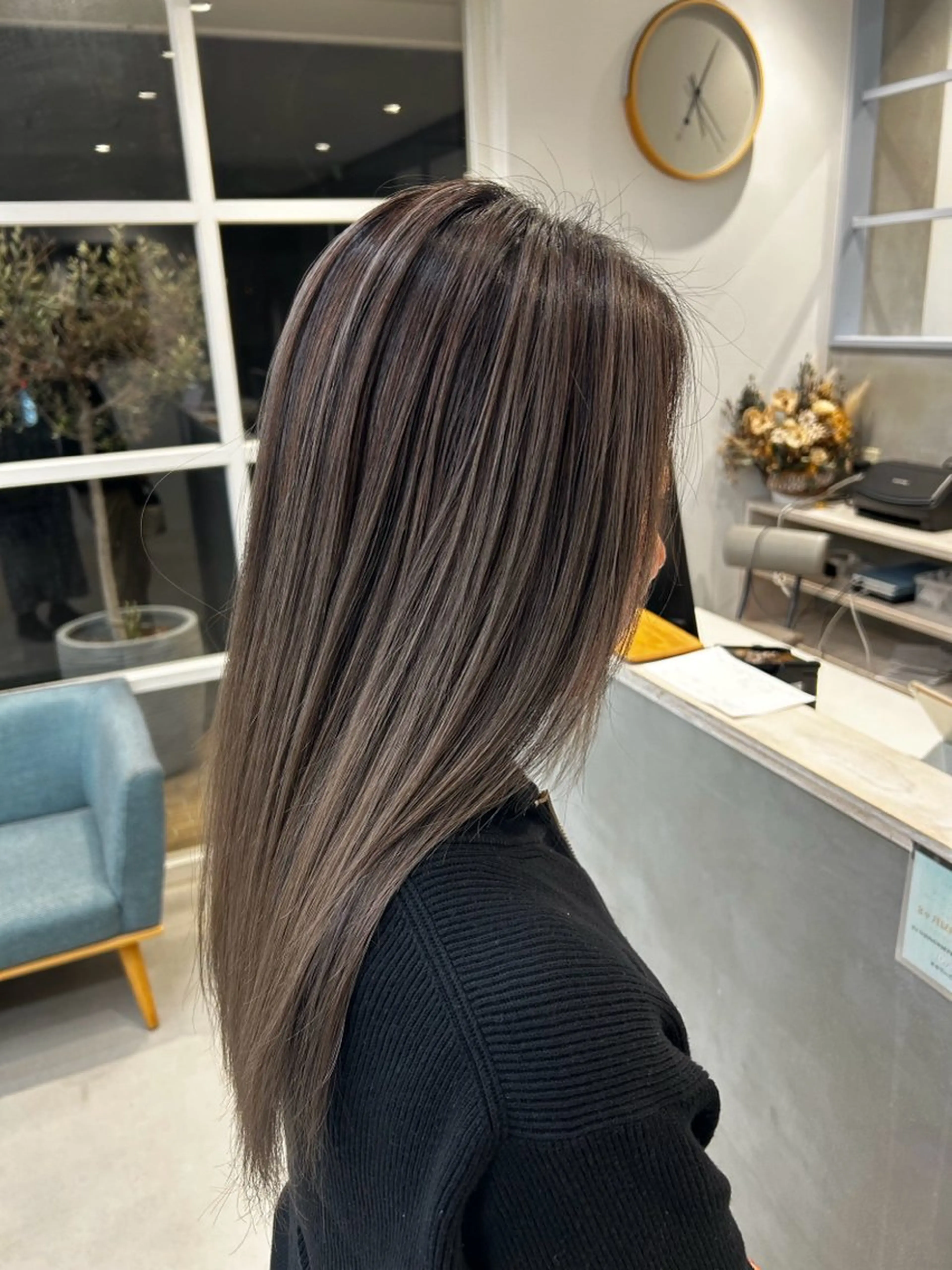 ロング ハイライト レイヤーカット ヘアカラー YUME/ ブリーチ／ハイライトのヘアスタイル