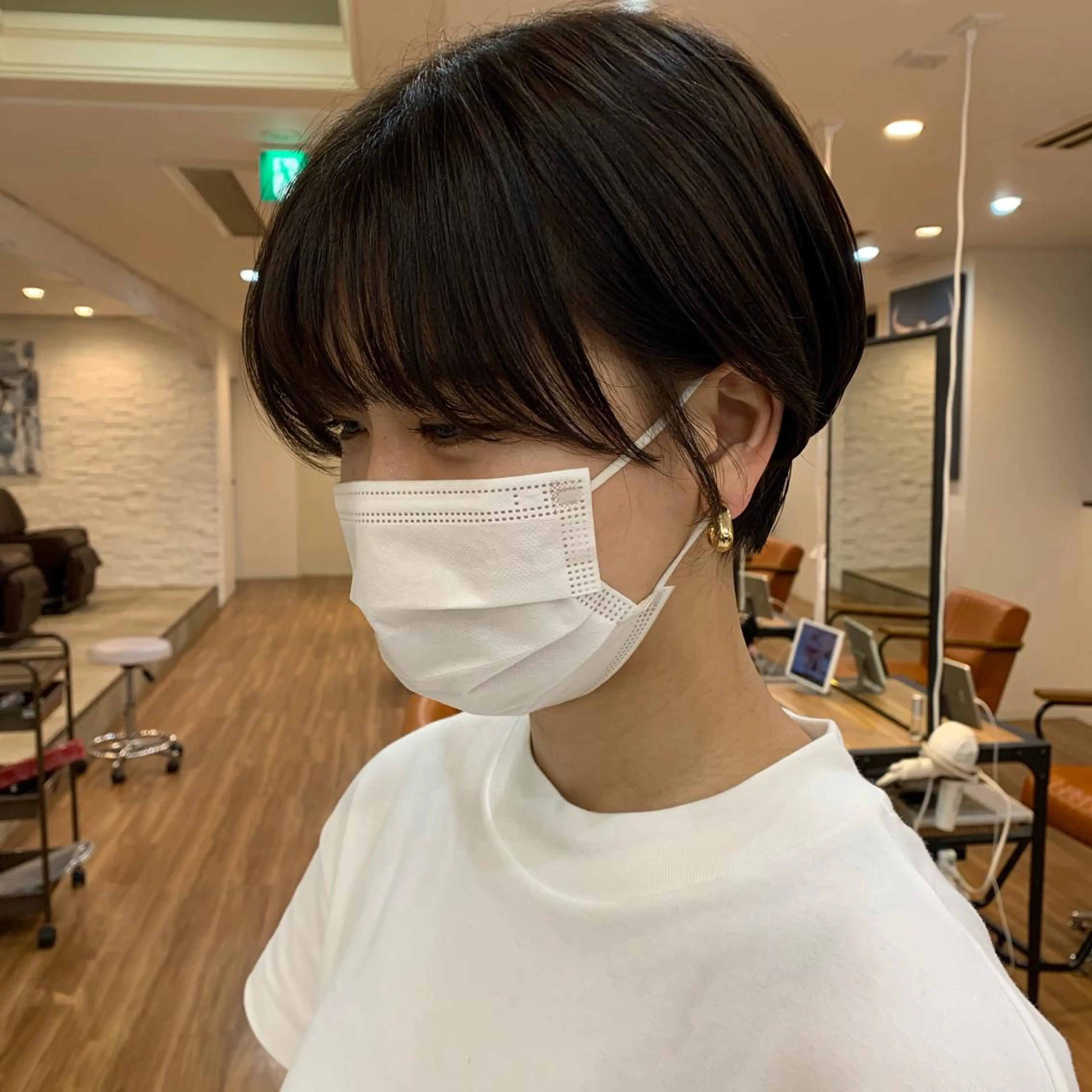 ショート ショートヘア 【韓国風くびれヘア】 joule小木曽輝のヘアスタイル