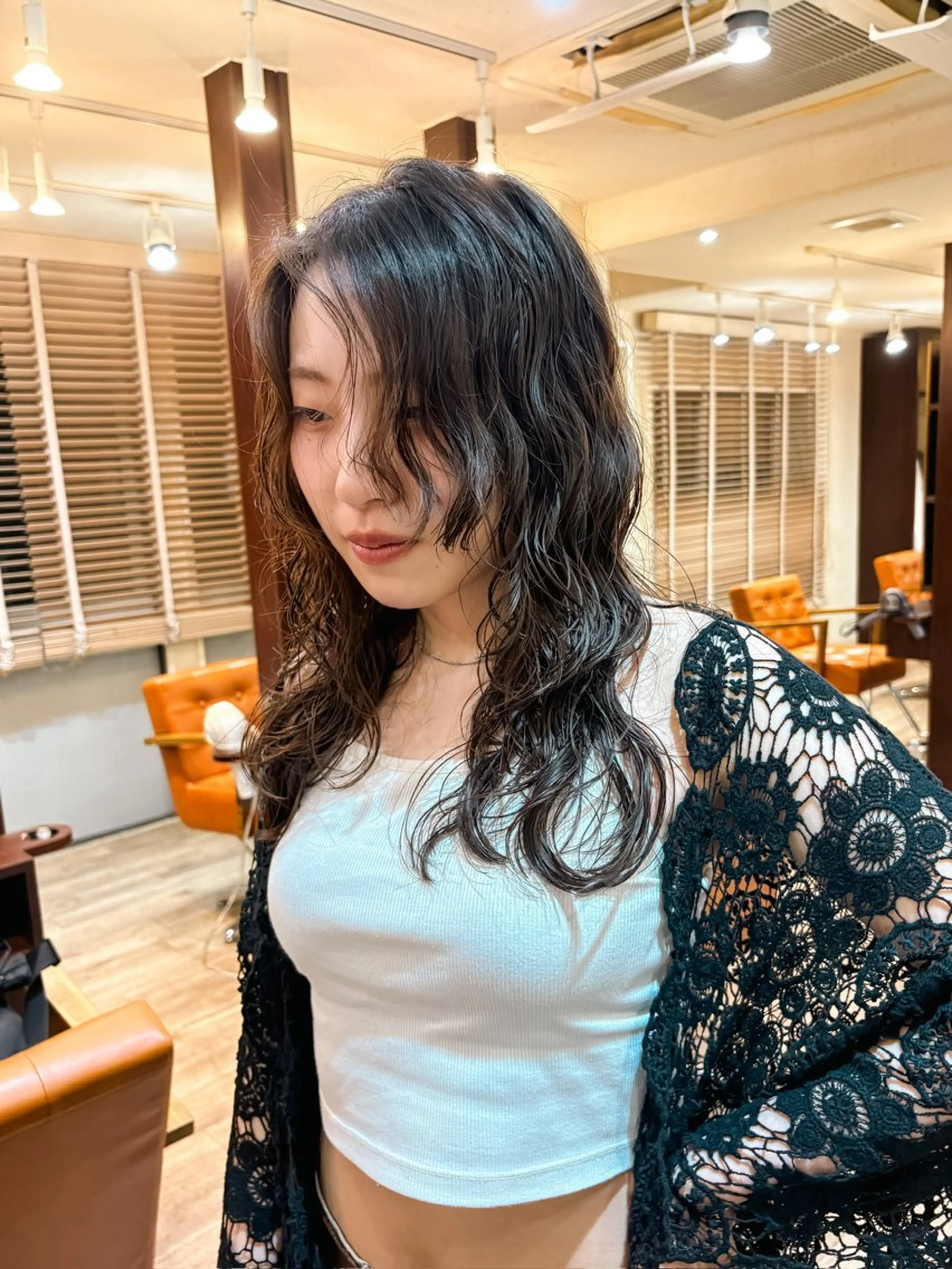 ロング パーマ Miyamoto Yasuchikaのヘアスタイル