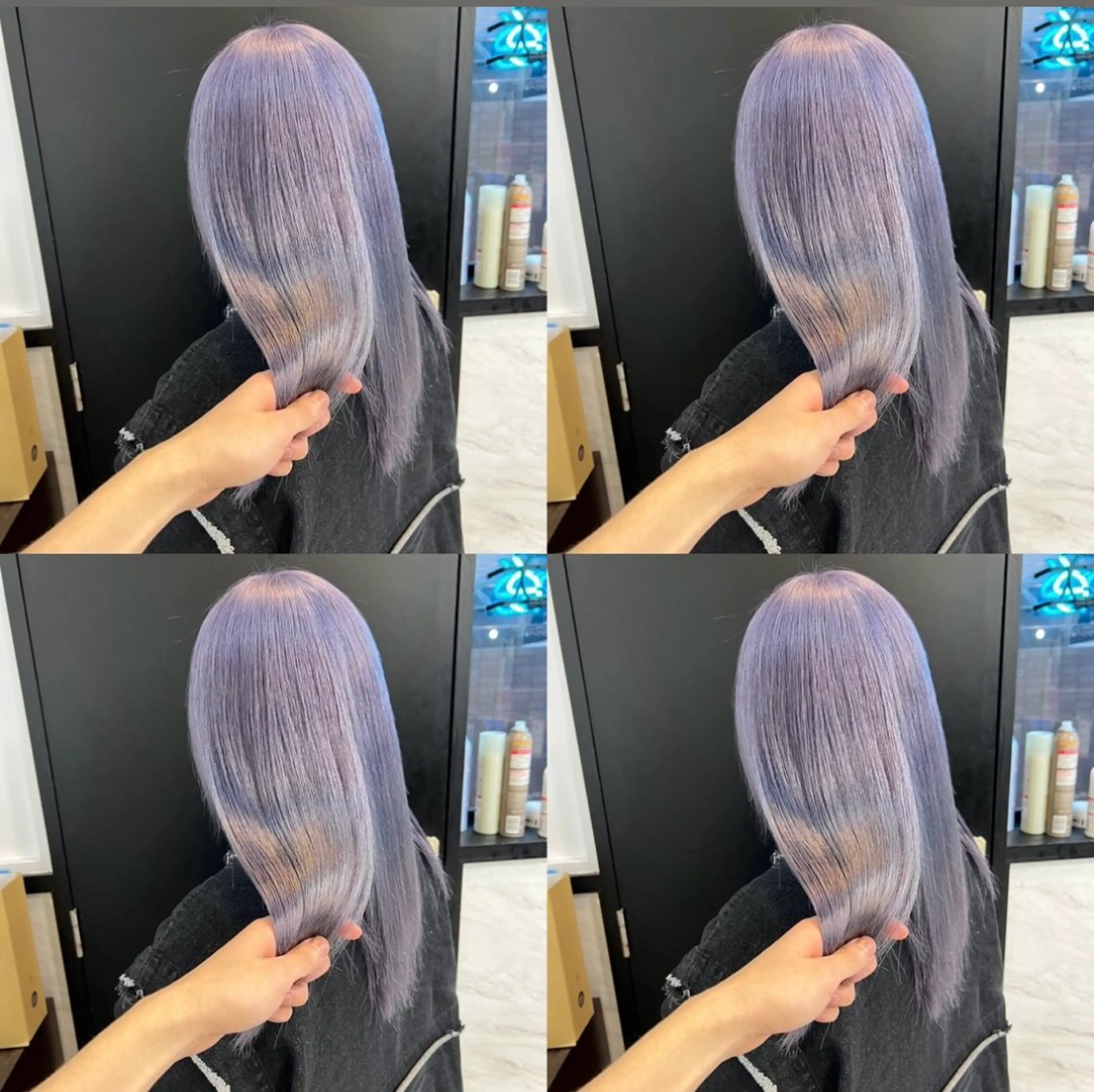 ロング ヘアカラー トリートメント 髪質改善 /美髪矯正🫧ゆたかのヘアスタイル