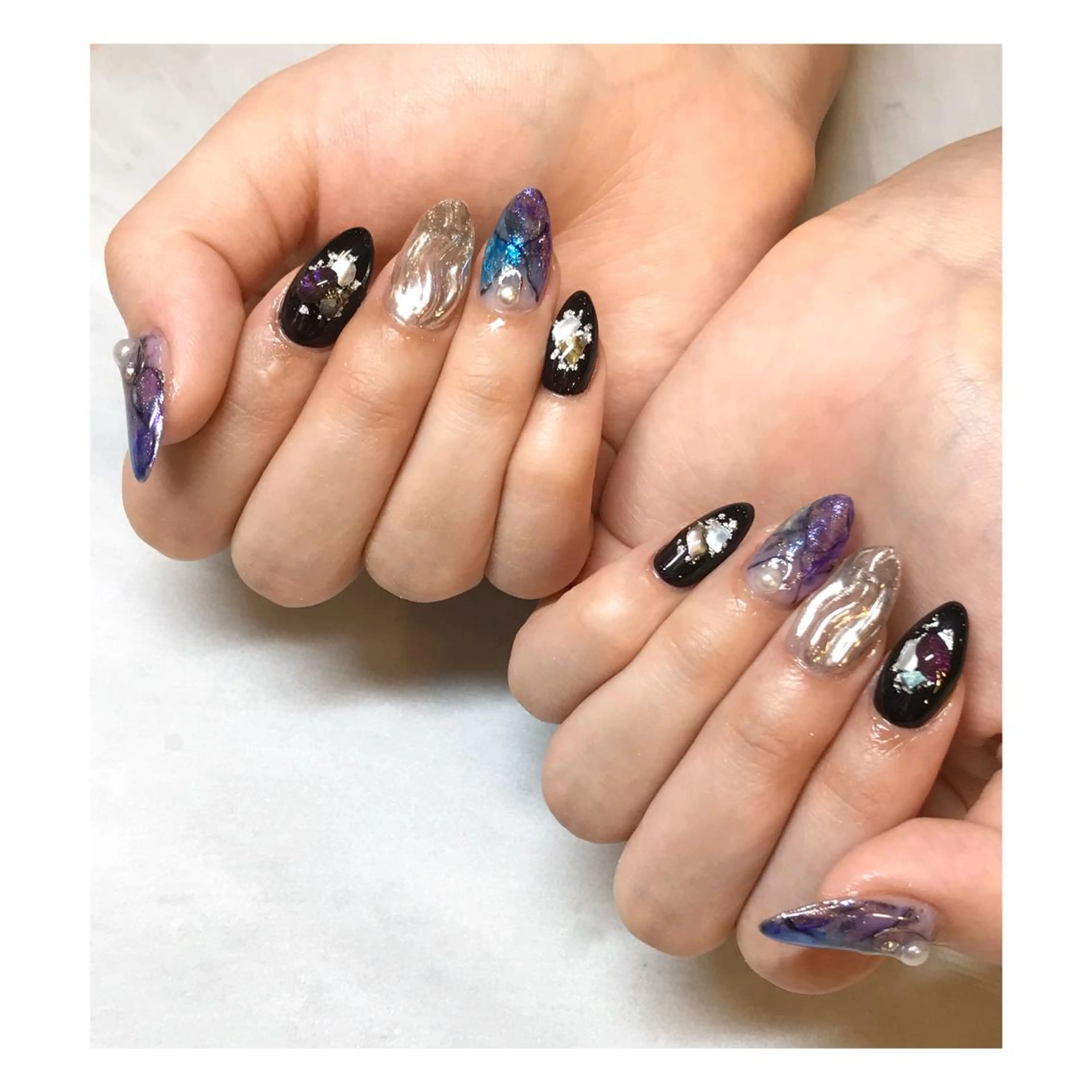 カラー ネイル 関根 未来のネイルデザイン