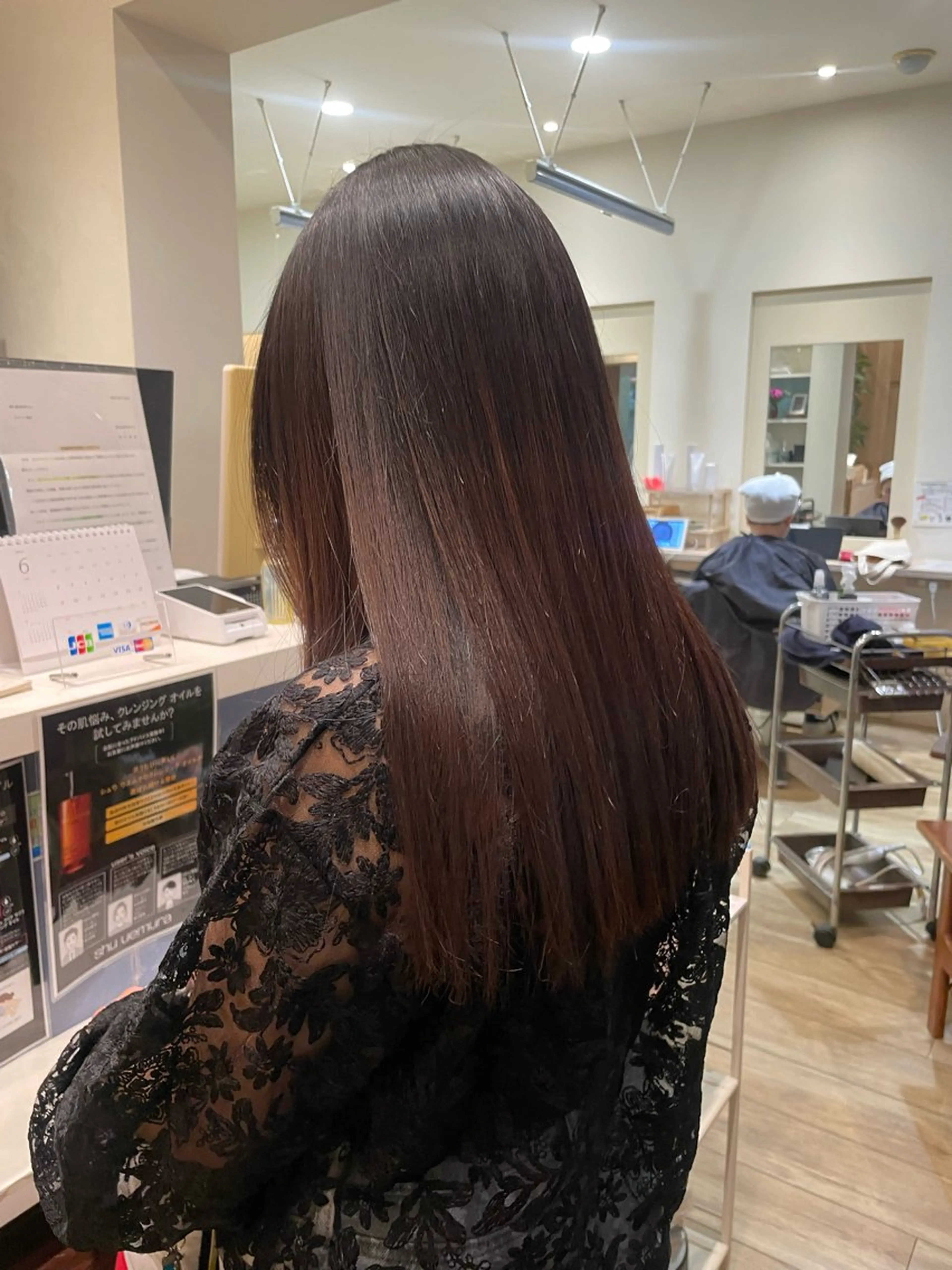 ロング 縮毛矯正 髪質改善/Bloss om🌷高橋沙衣のヘアスタイル