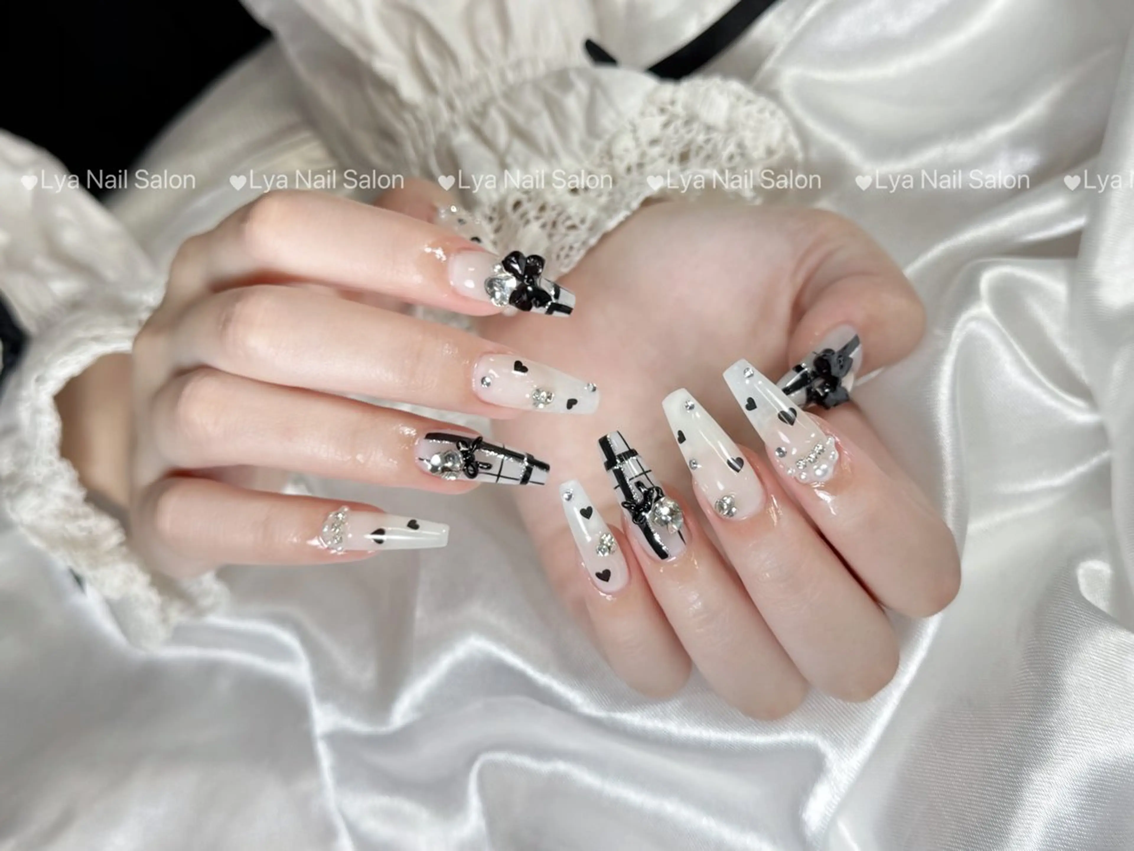 ネイル 春ネイル 夏ネイル 冬ネイル ハンドネイル Lya  Nail Yumi❤️のネイルデザイン