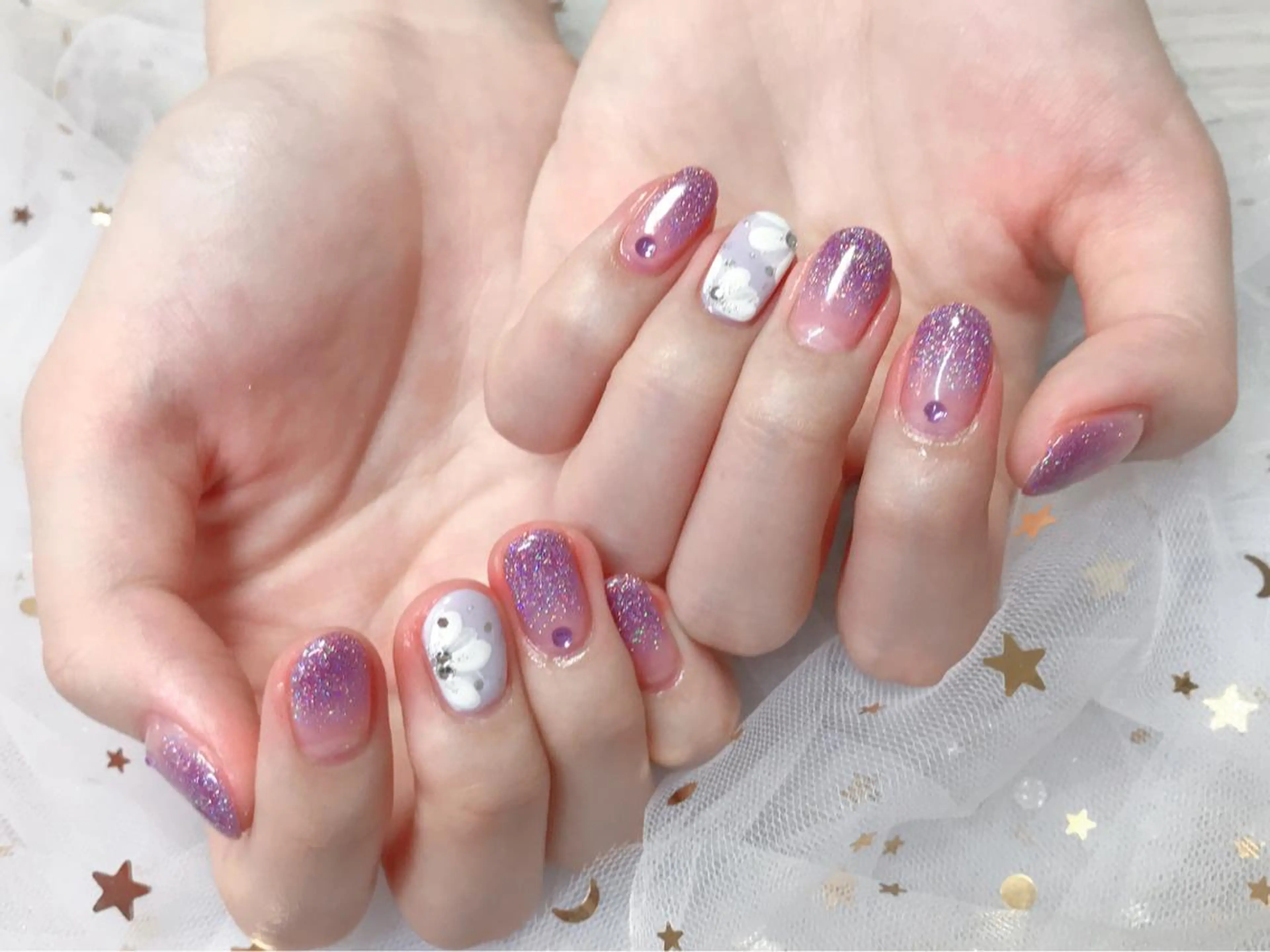 カラー ネイル Q Free nailsのネイルデザイン