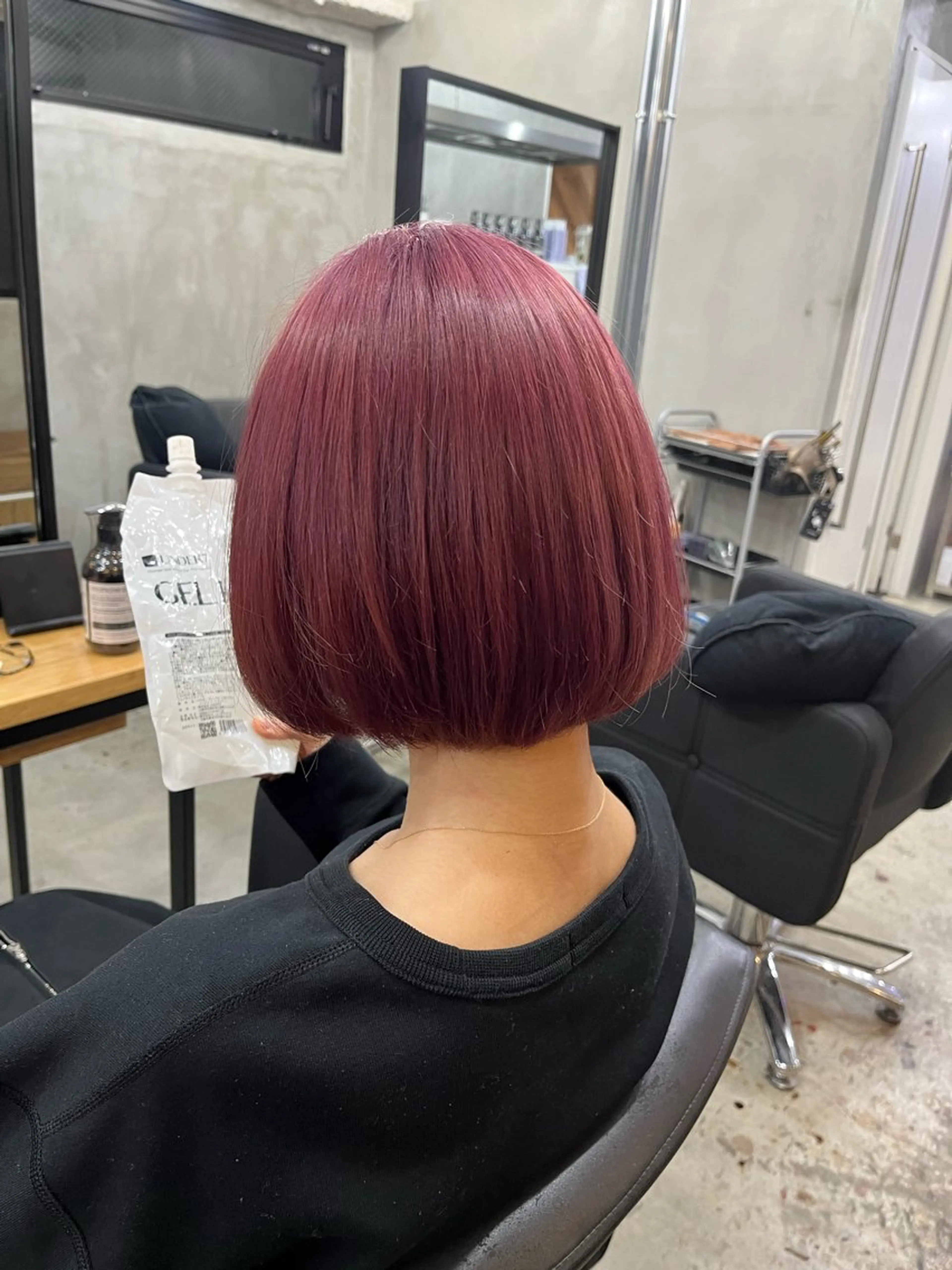 カット+ブリーチカラー+トリートメントの写真