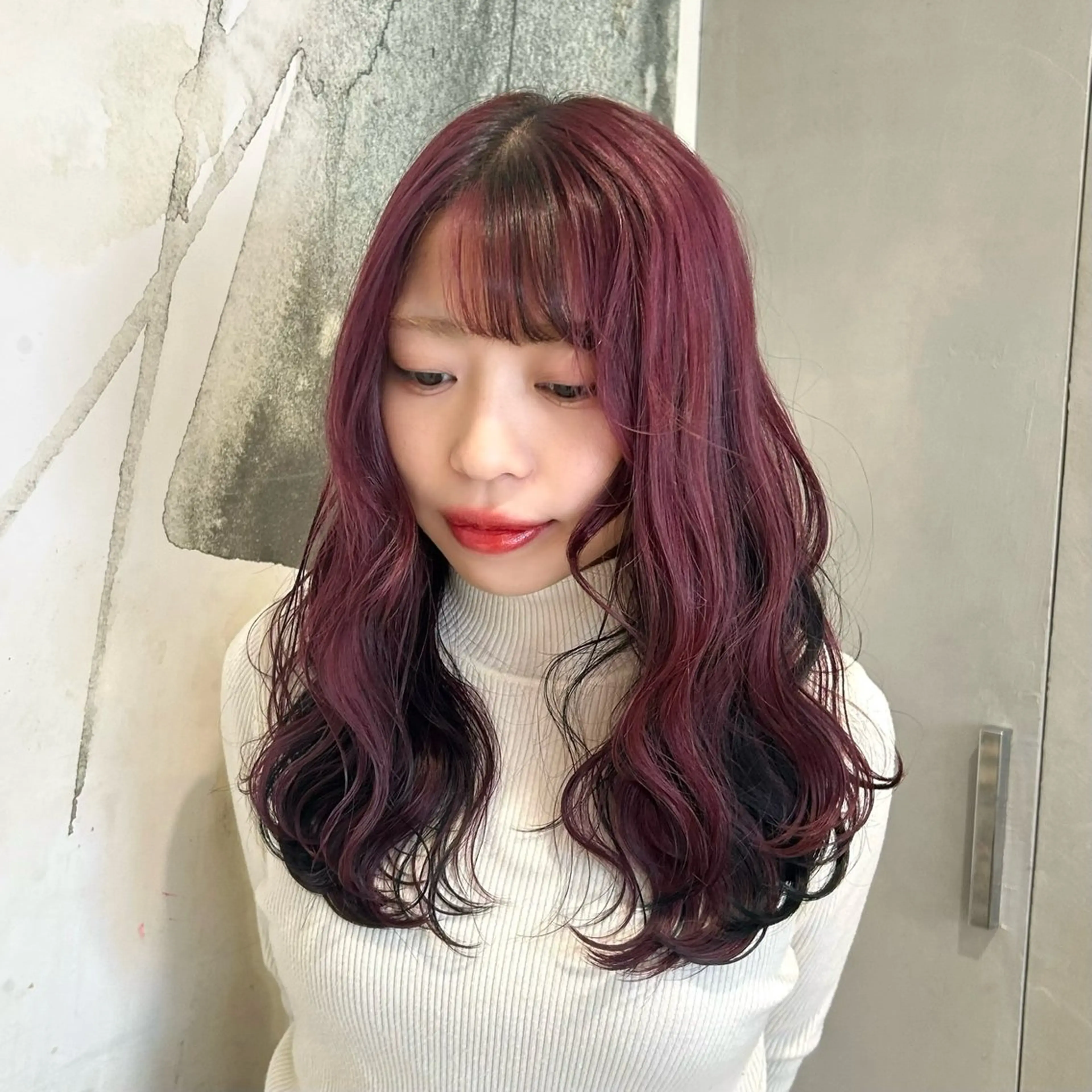 カラー ヘアカラー ︎︎艶髪/韓国ヘア ︎🌟璃奈 (リナ)のヘアスタイル