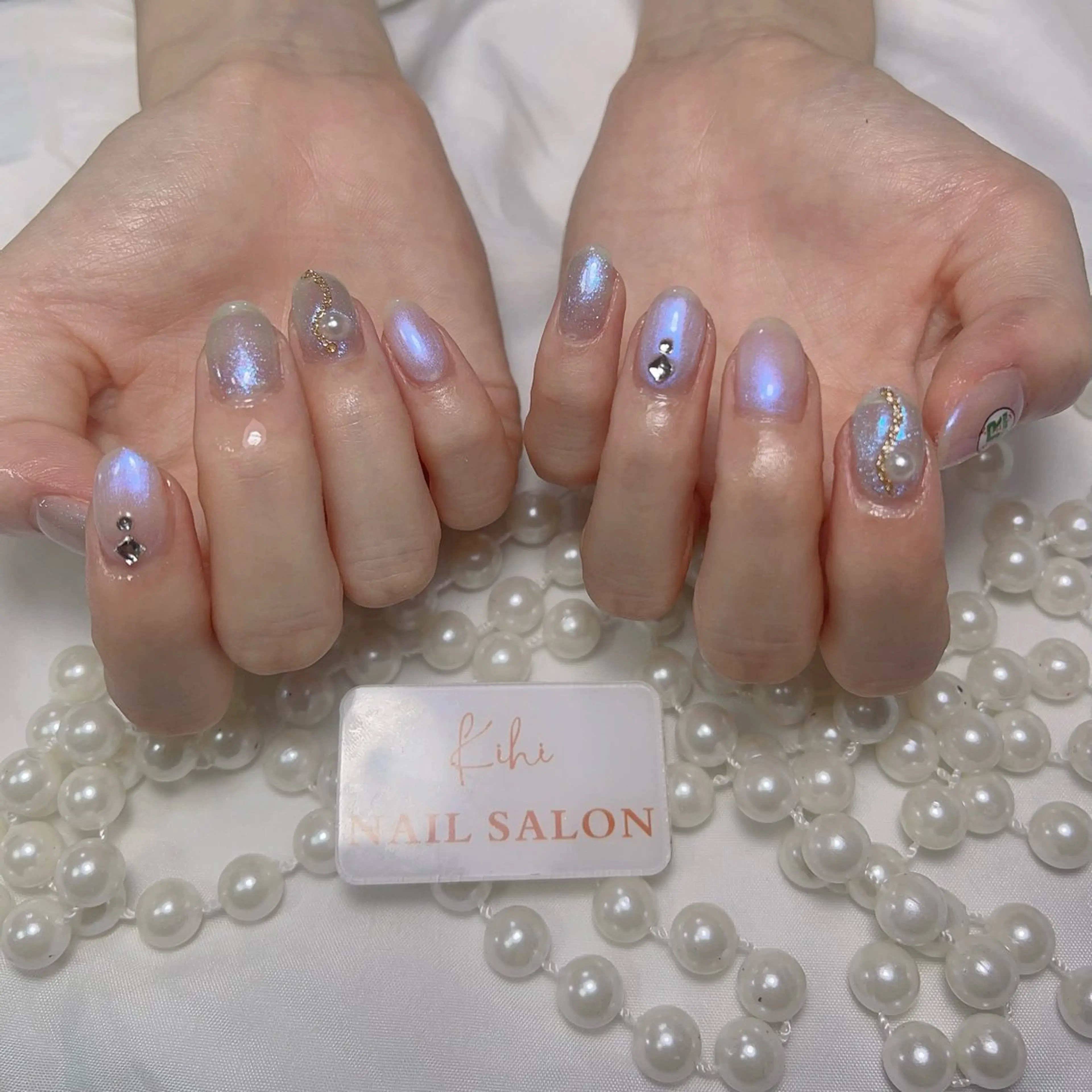 ネイル アートネイル フレンチネイル ジェルネイル グラデーション 韓国ネイル ハンドネイル ハンドケア さくら💮💮 【オフ無料】のネイルデザイン