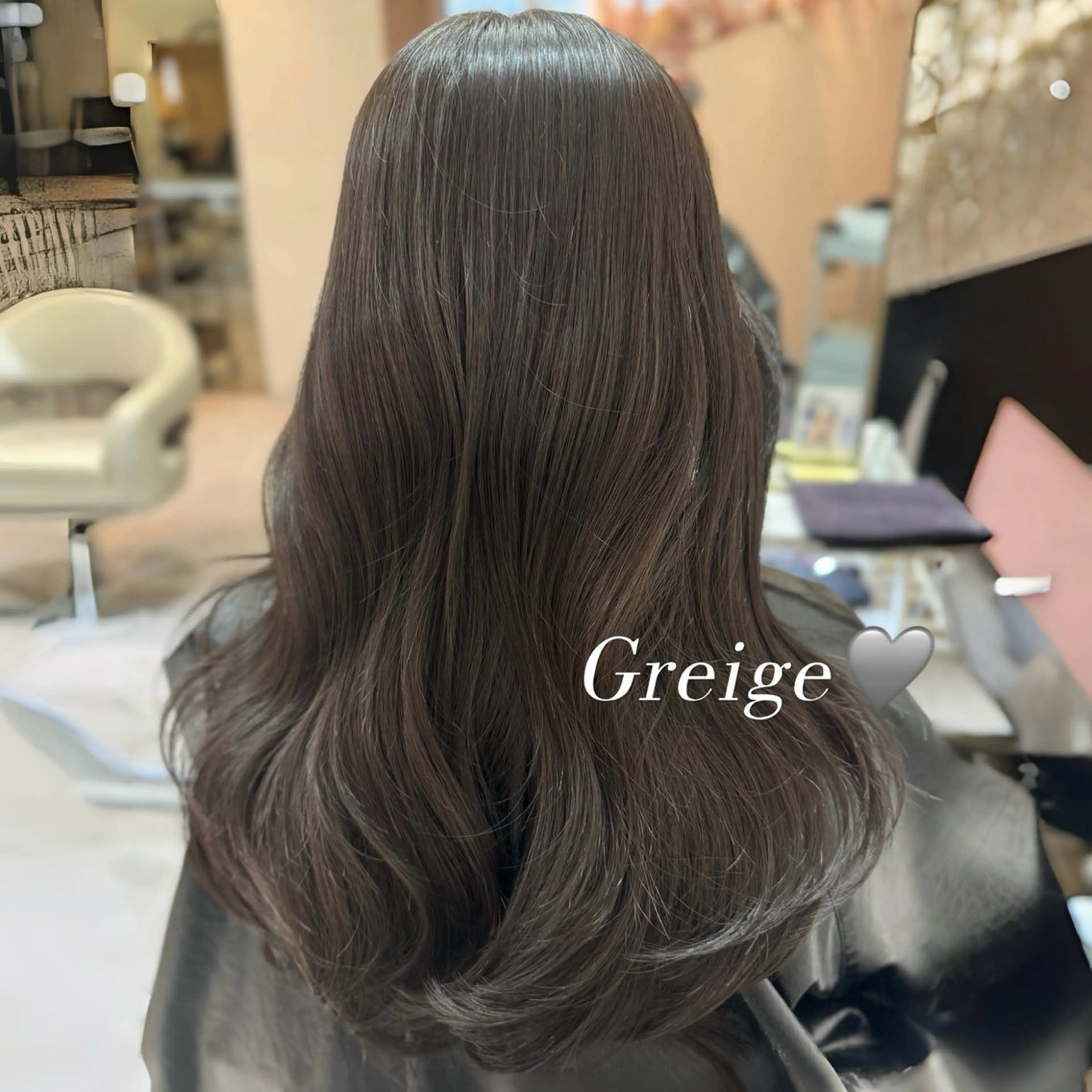 ロング カラー ヘアカラー トリートメント 🤍 韓国ヘア / INORI 🤍のヘアスタイル