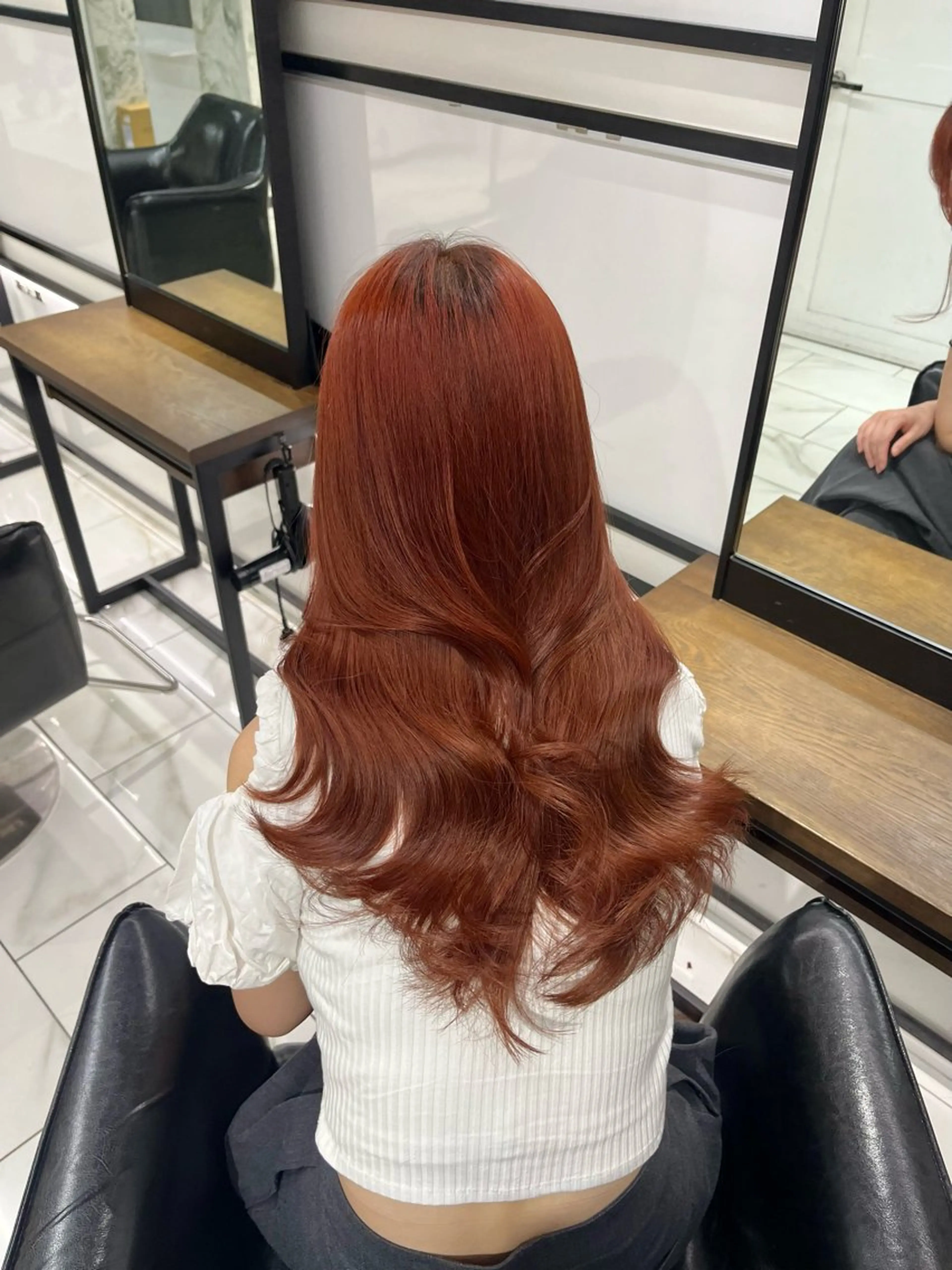 ロング カラー カット ヘアカラー トリートメント 🫧ナオ🫧 /韓国 ヘア/ マンツーマンのヘアスタイル